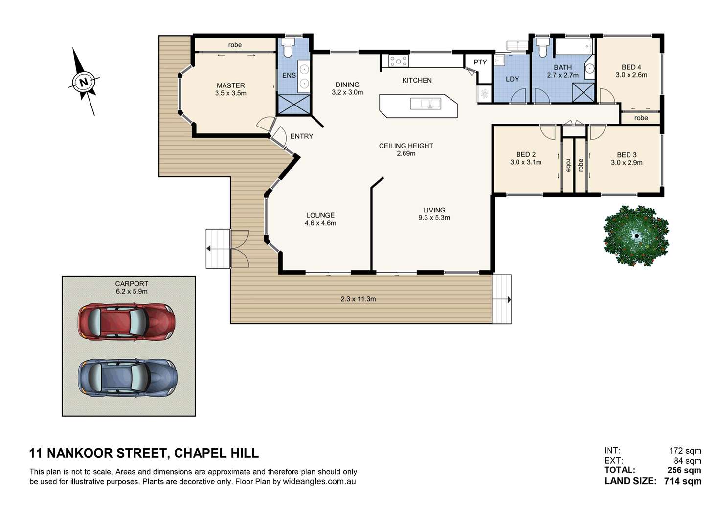 Floorplan of Homely house listing, 11 Nankoor Street, Chapel Hill QLD 4069