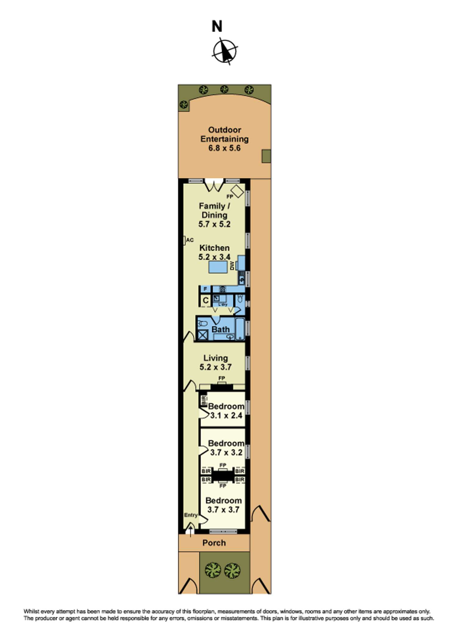 Floorplan of Homely house listing, 144 Ferguson Street, Williamstown VIC 3016