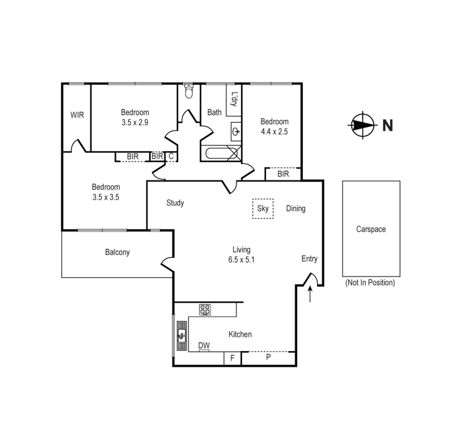 Floorplan of Homely apartment listing, 9/328 Dandenong Road, St Kilda East VIC 3183