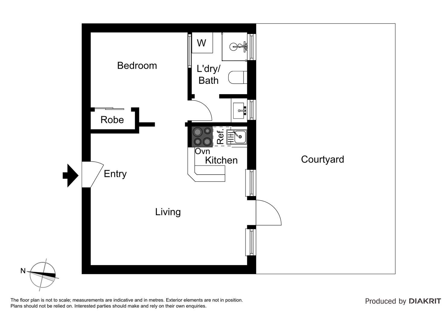 Floorplan of Homely apartment listing, 1/34 Mathoura Road, Toorak VIC 3142