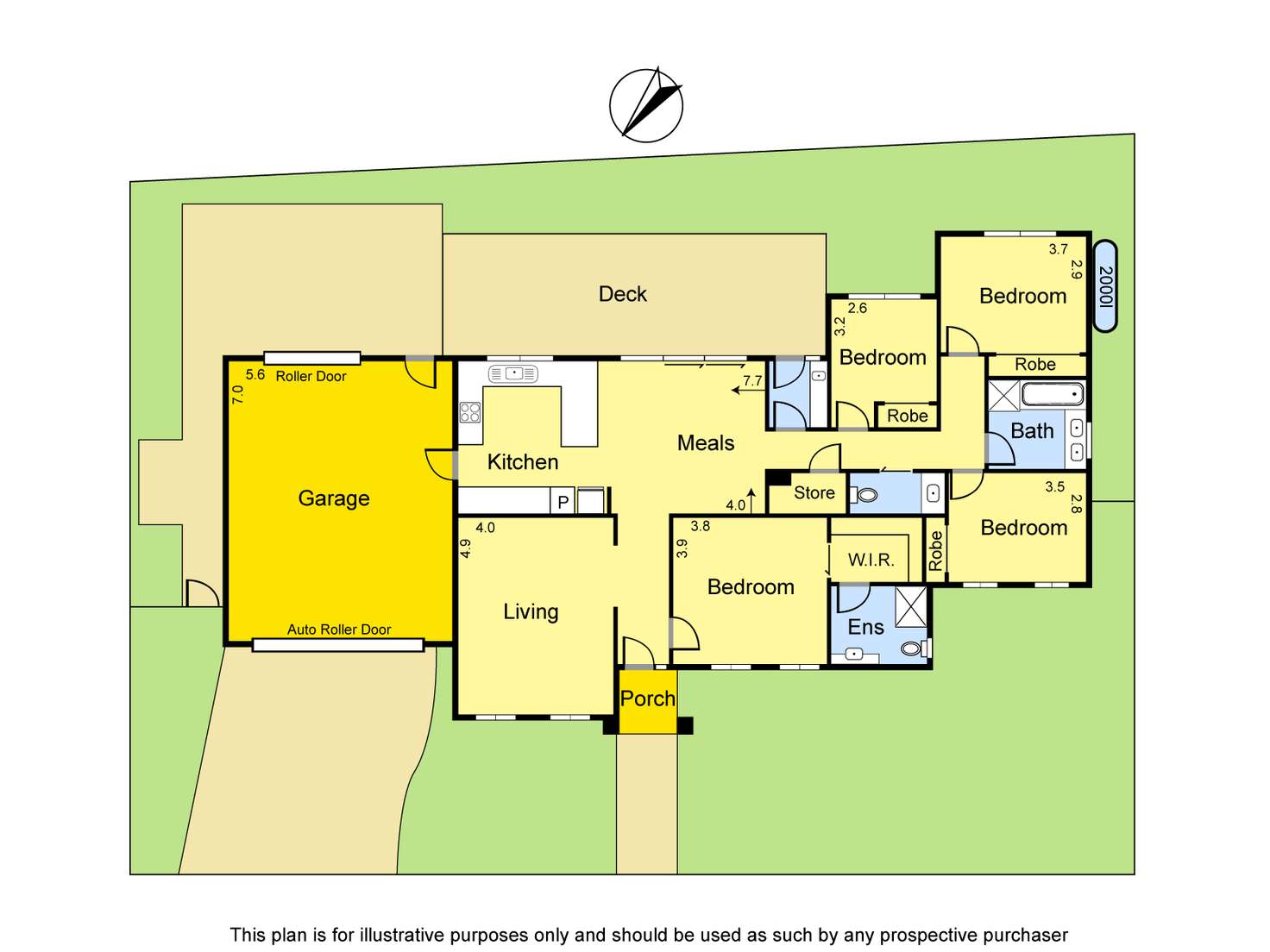 Floorplan of Homely house listing, 6 Mine Street, Greensborough VIC 3088