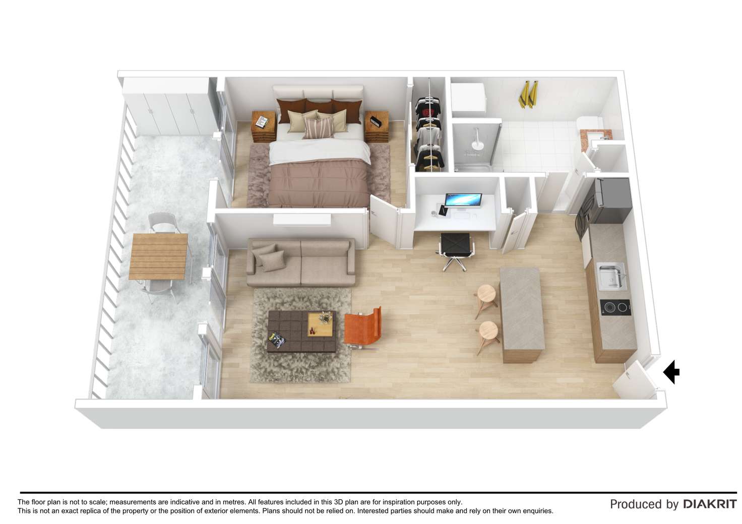 Floorplan of Homely apartment listing, 17/23 Irwell Street, St Kilda VIC 3182