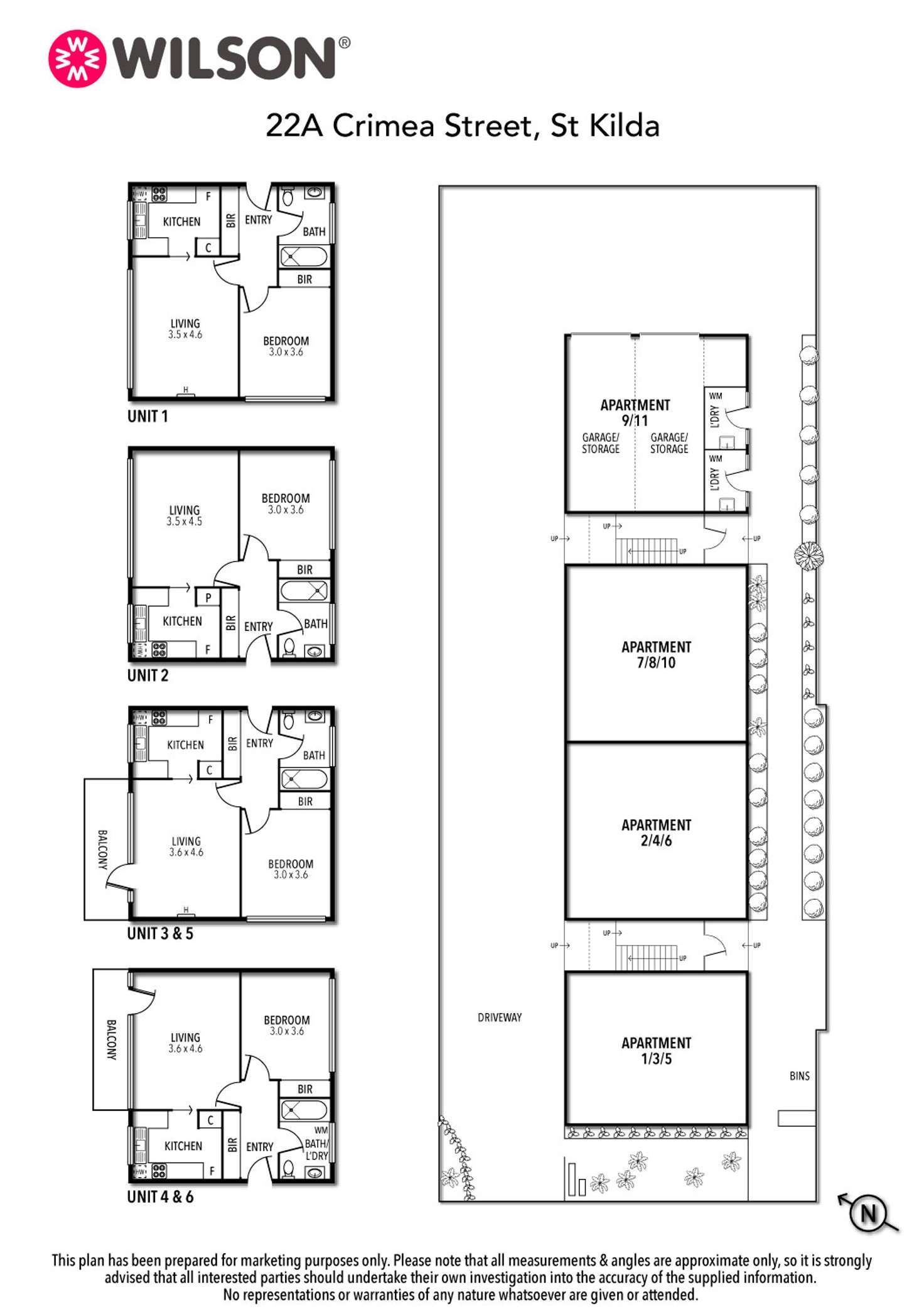 Floorplan of Homely blockOfUnits listing, 1-11/22a Crimea Street, St Kilda VIC 3182