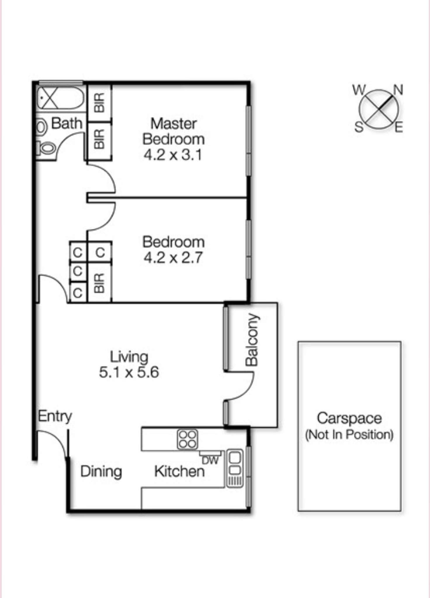 Floorplan of Homely apartment listing, 26/19 Robe Street, St Kilda VIC 3182