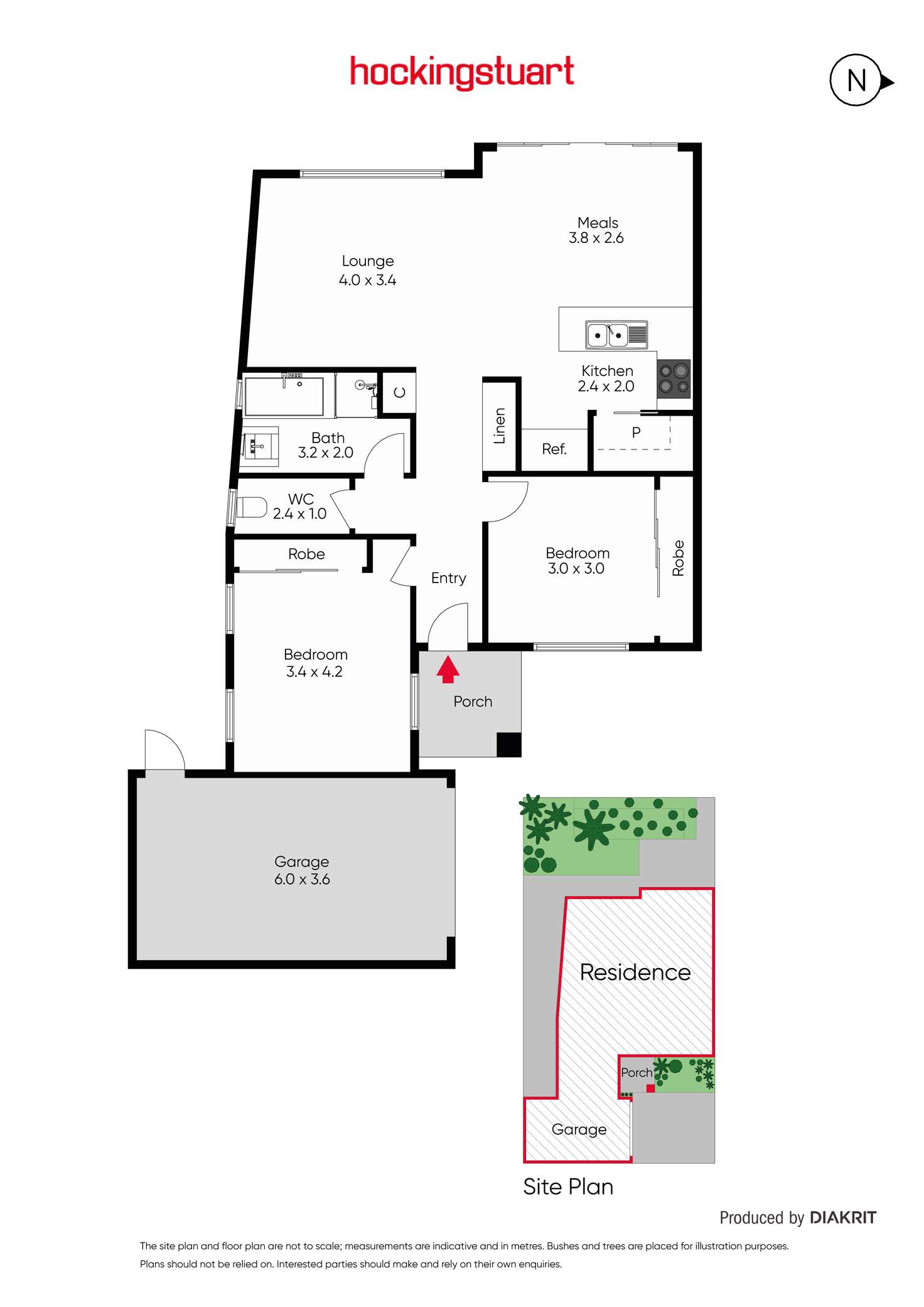 Floorplan of Homely house listing, 3/3 Scarborough Crescent, Melton West VIC 3337