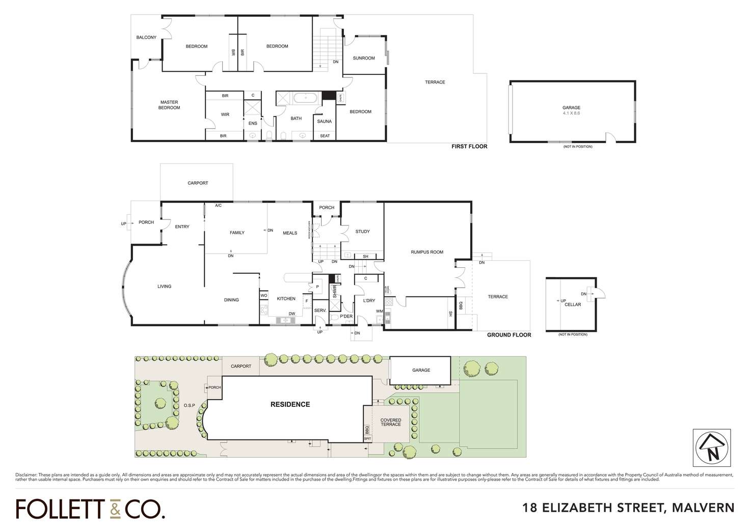 Floorplan of Homely house listing, 18 Elizabeth Street, Malvern VIC 3144