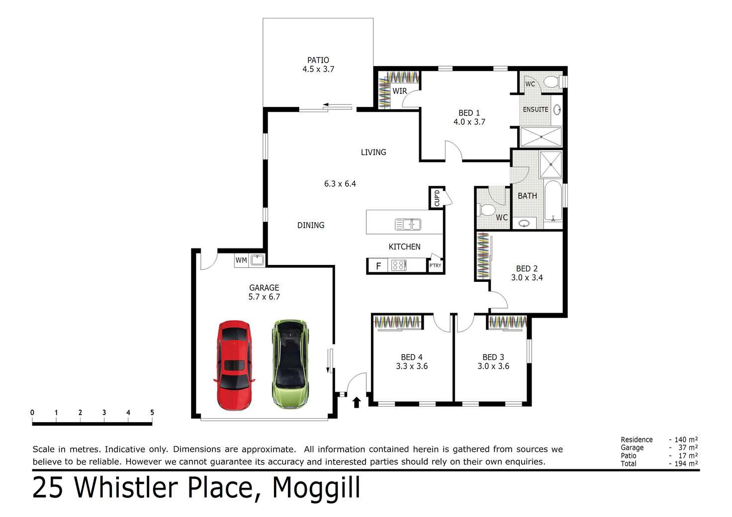 Floorplan of Homely house listing, 25 Whistler Place, Moggill QLD 4070