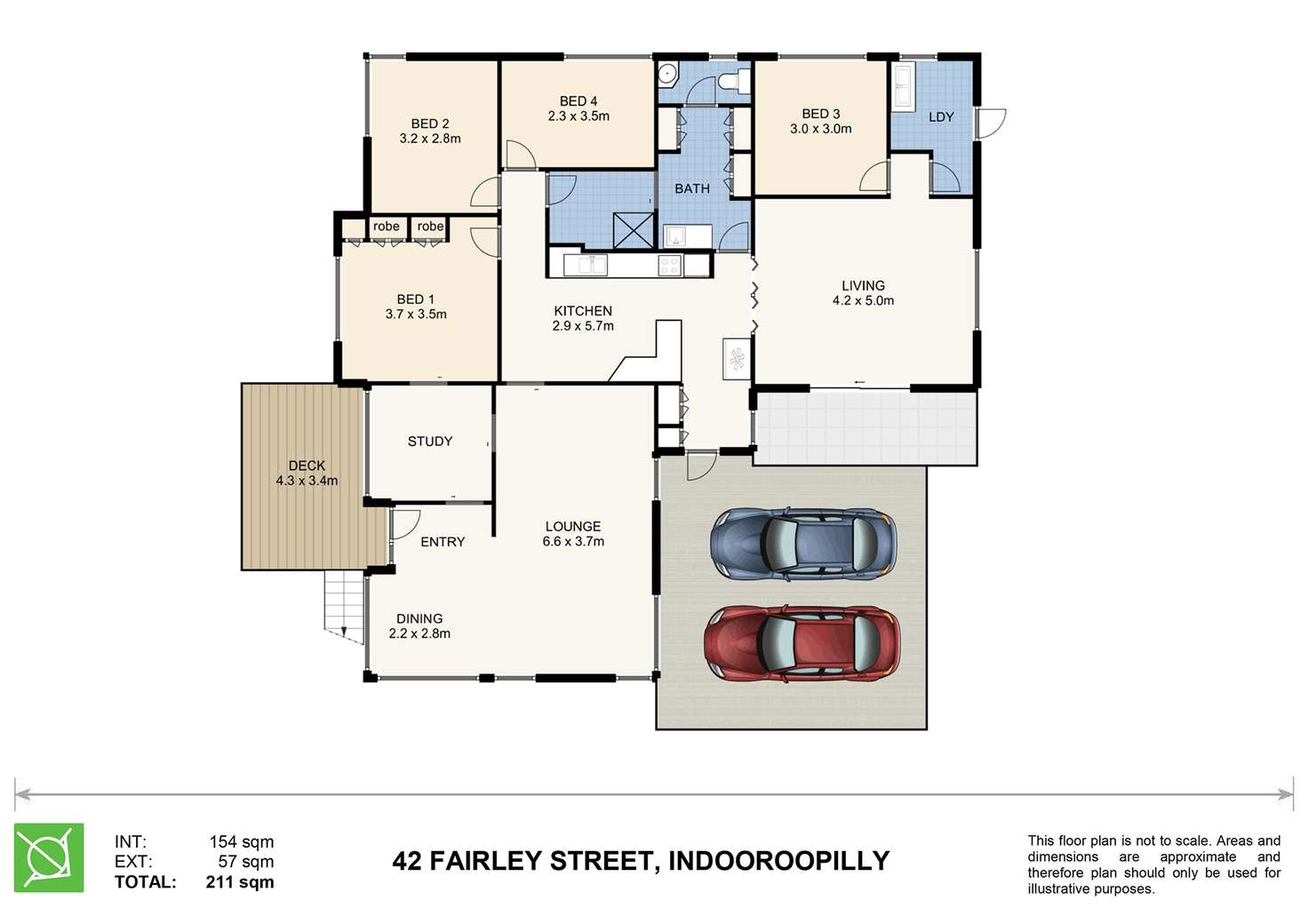 Floorplan of Homely house listing, 42 Fairley Street, Indooroopilly QLD 4068