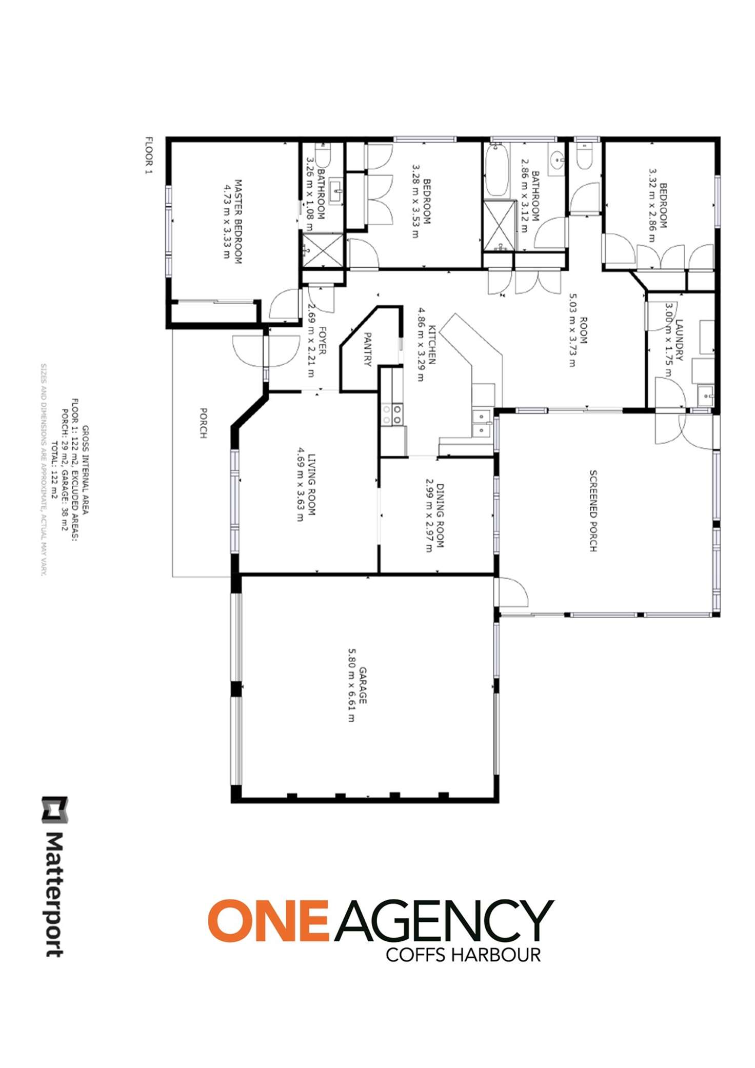 Floorplan of Homely house listing, 19 Anna Kristina Circuit, Boambee East NSW 2452