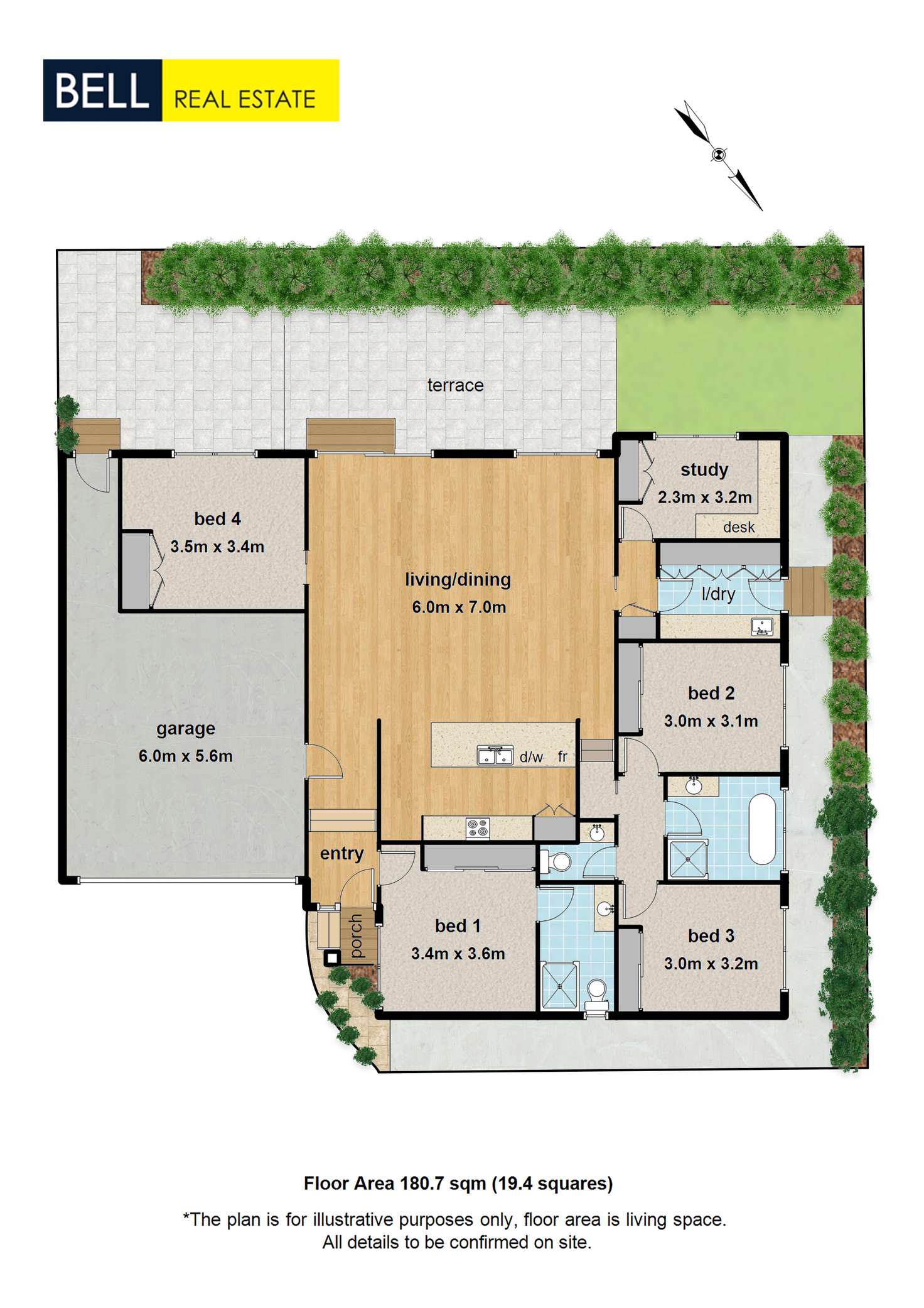 Floorplan of Homely house listing, 37A Ballantyne Crescent, Kilsyth VIC 3137