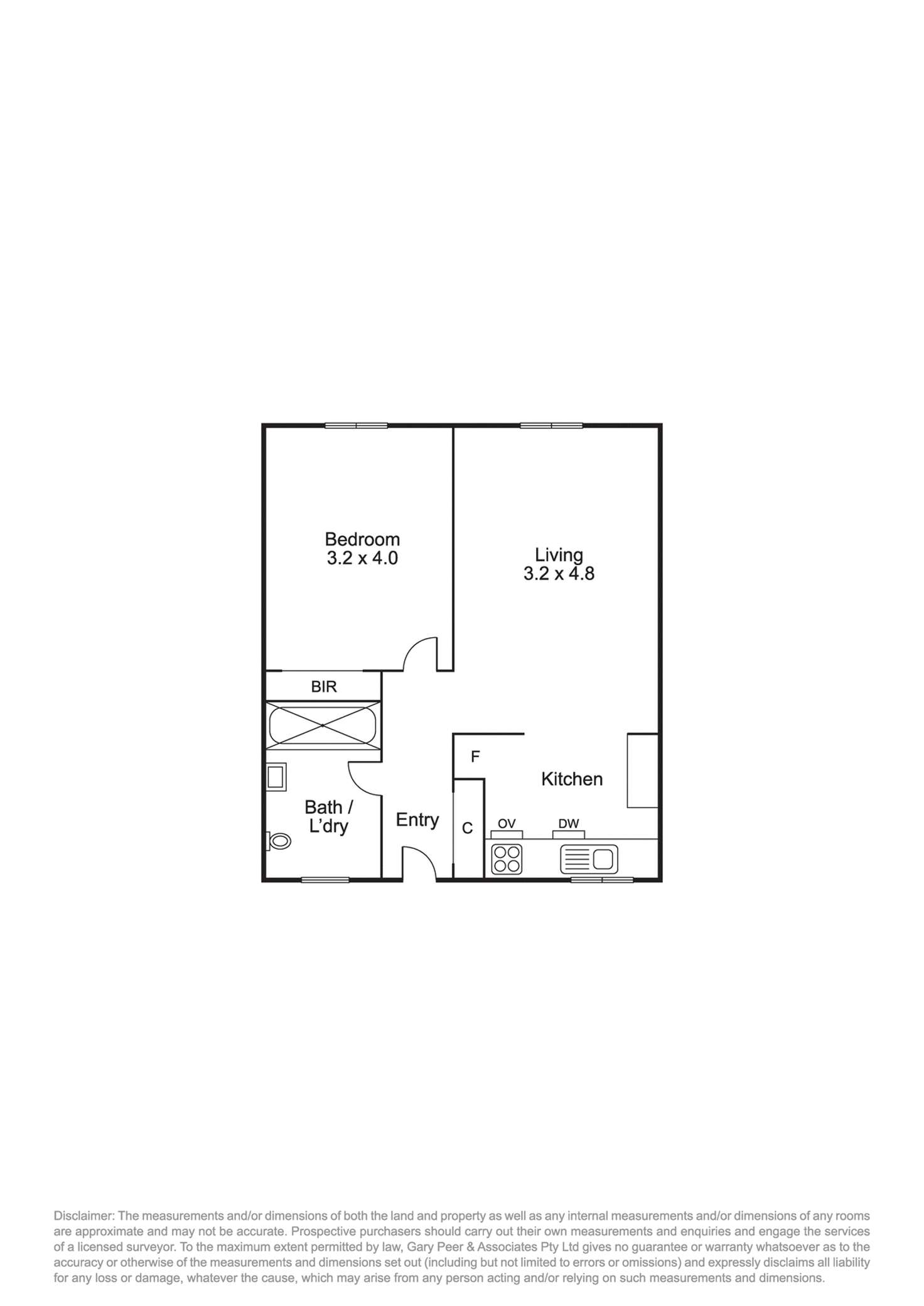Floorplan of Homely apartment listing, 3/481 Kooyong Road, Elsternwick VIC 3185