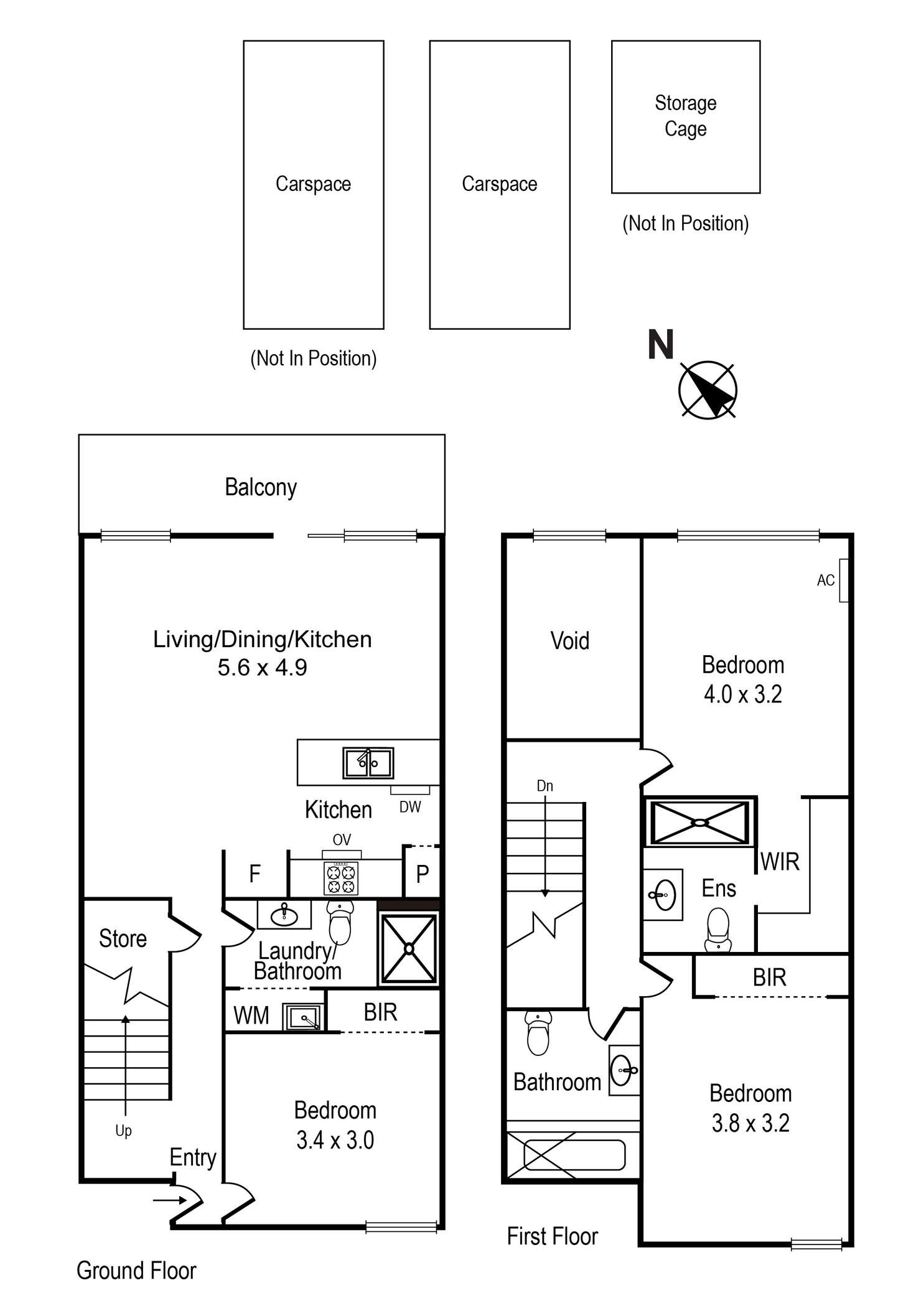 Floorplan of Homely apartment listing, 202/18 Grey Street, St Kilda VIC 3182