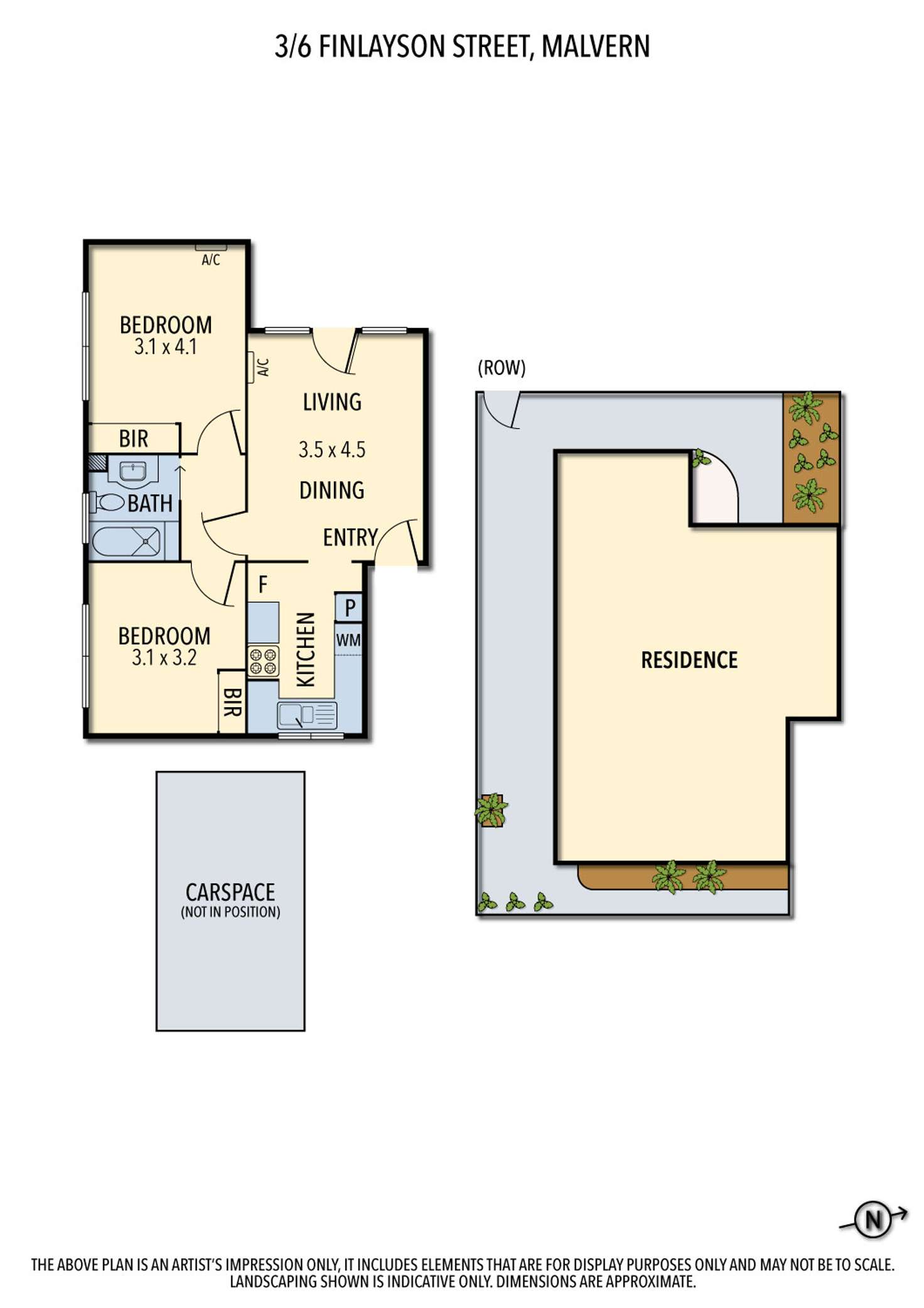 Floorplan of Homely apartment listing, 3/6 Finlayson Street, Malvern VIC 3144