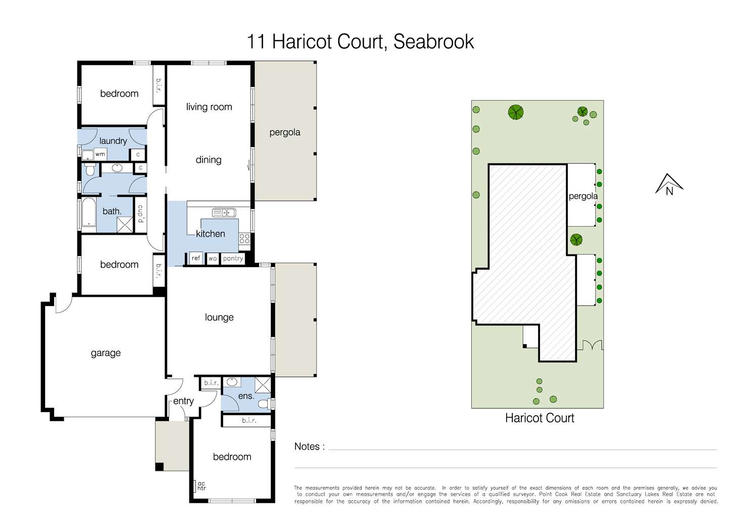 Floorplan of Homely house listing, 11 Haricot Court, Seabrook VIC 3028