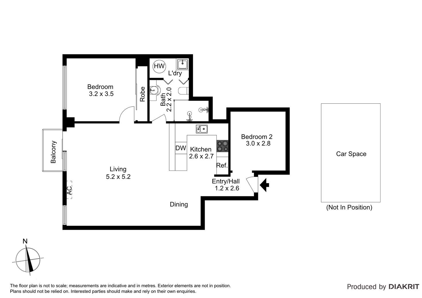 Floorplan of Homely apartment listing, 305/11 Hillingdon Place, Prahran VIC 3181