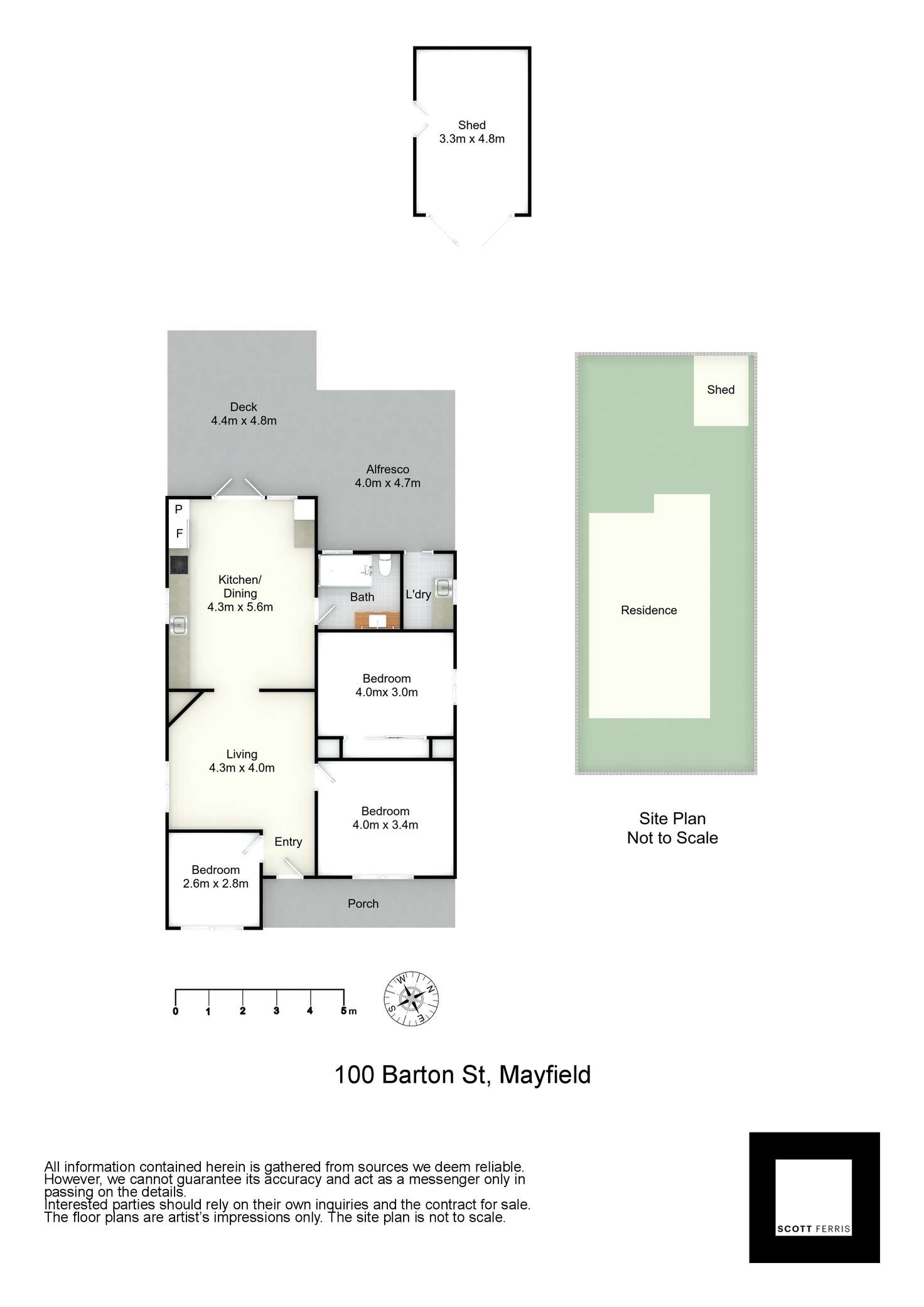 Floorplan of Homely house listing, 100 Barton Street, Mayfield NSW 2304