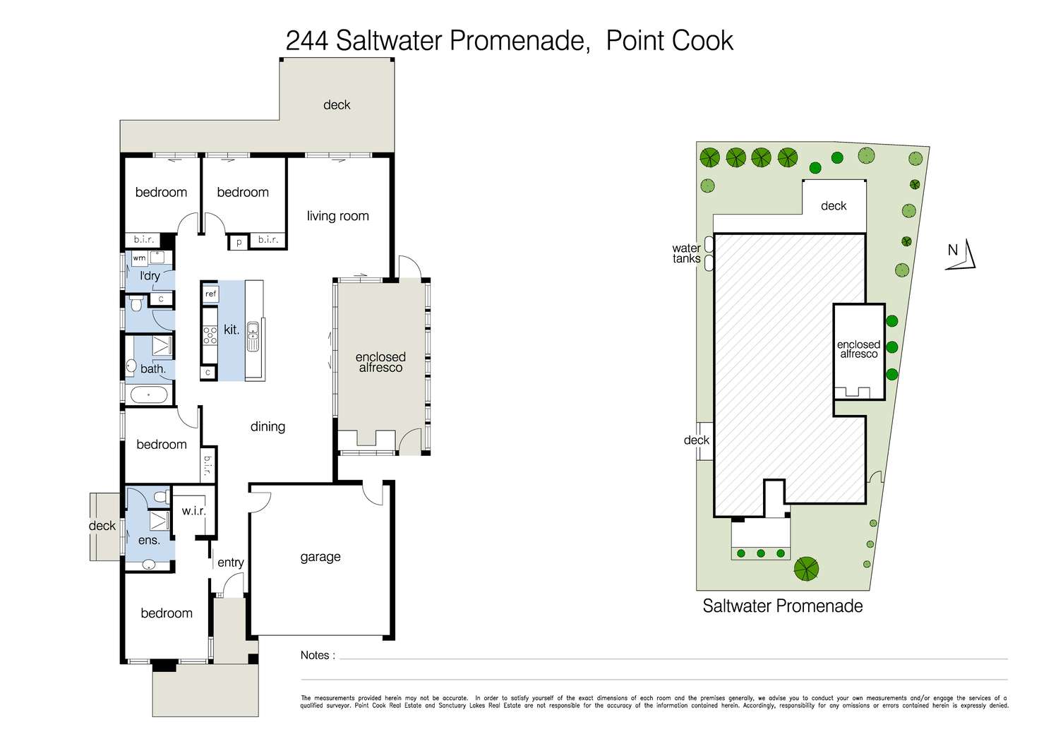 Floorplan of Homely house listing, 244 Saltwater Promenade, Point Cook VIC 3030