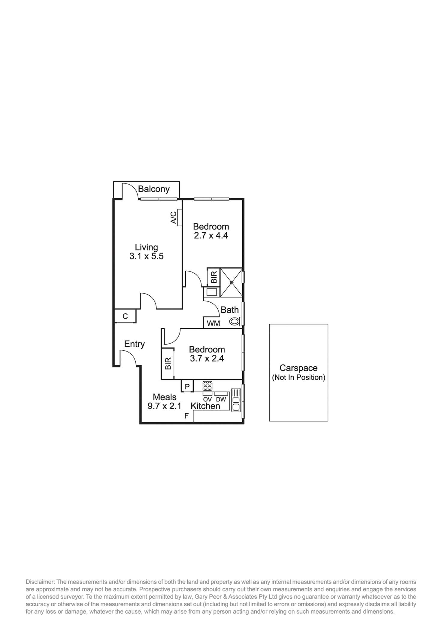 Floorplan of Homely apartment listing, 6/6 Rosstown Road, Carnegie VIC 3163