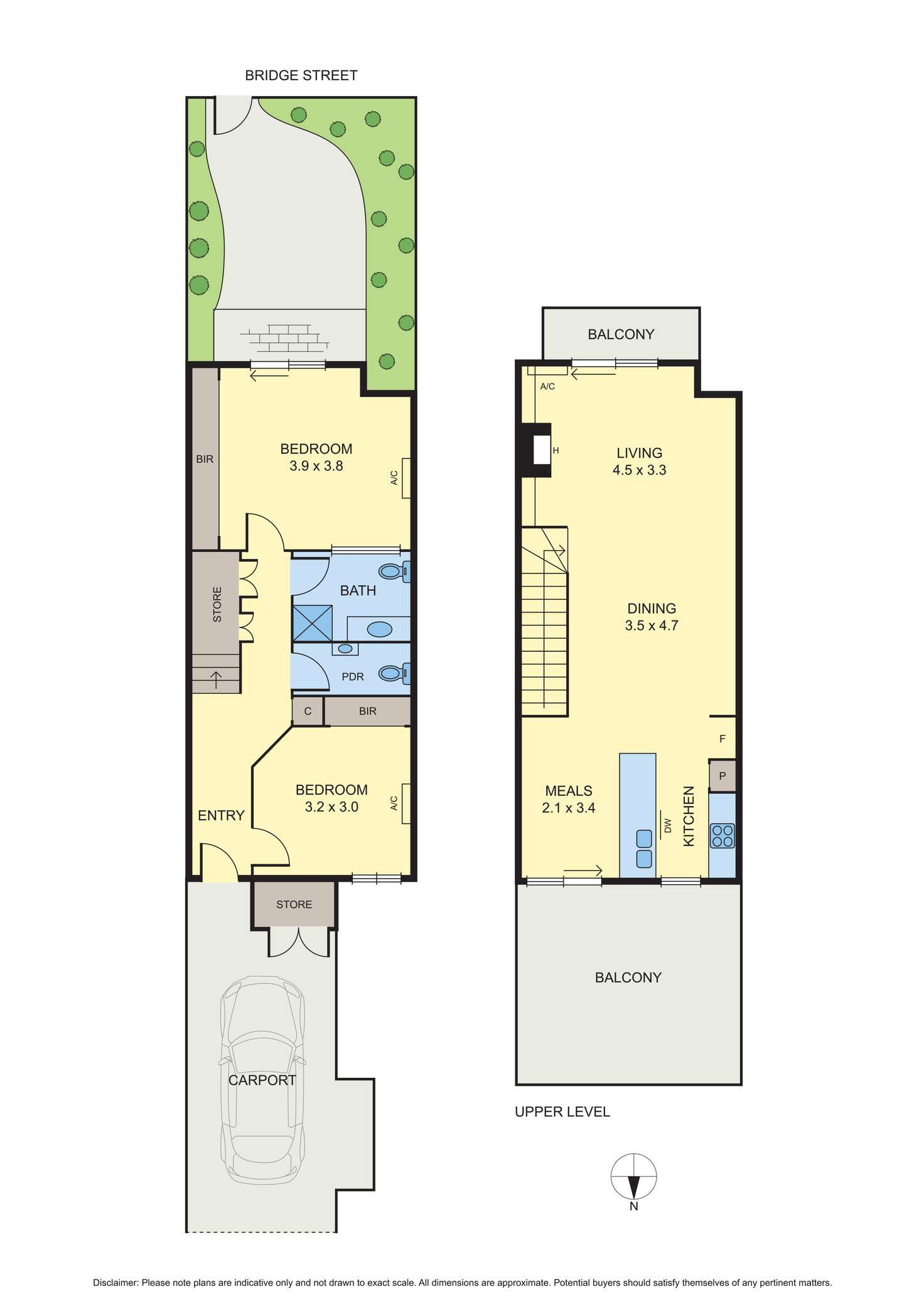 Floorplan of Homely townhouse listing, 2/91 Bridge Street, Eltham VIC 3095