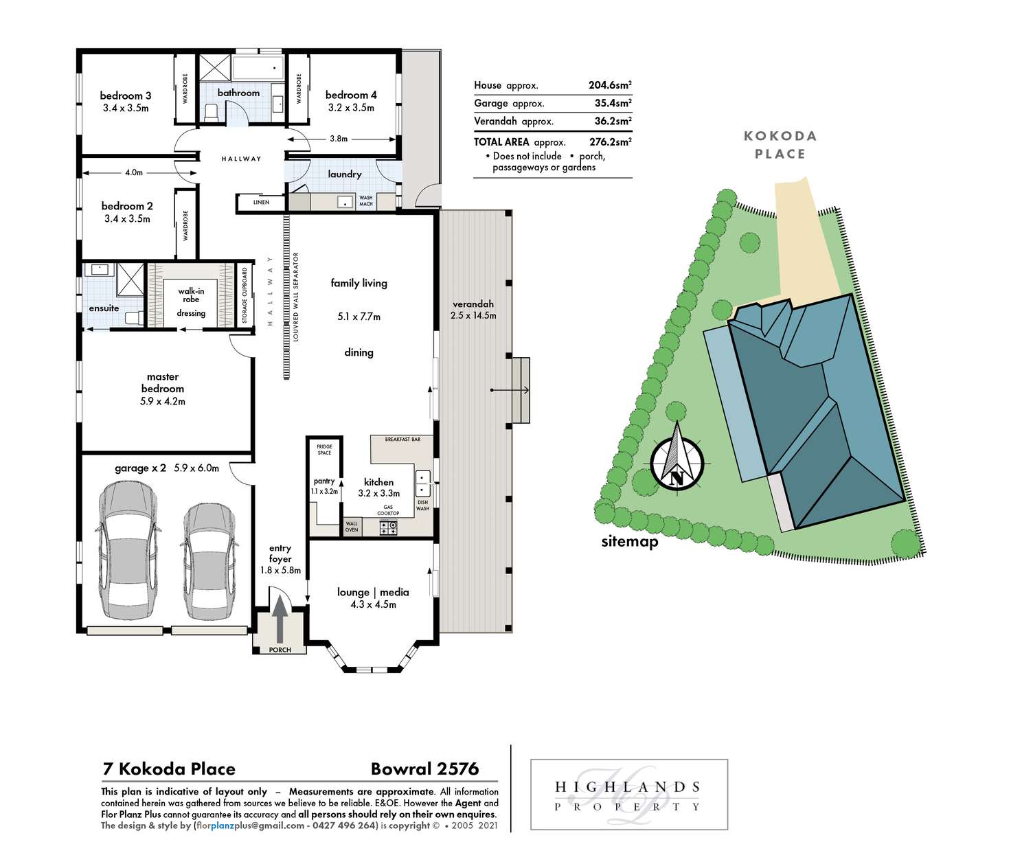 Floorplan of Homely house listing, 7 Kokoda Place, Bowral NSW 2576