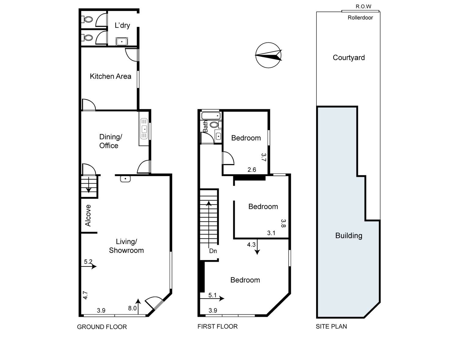 Floorplan of Homely house listing, 278 Wellington Street, Collingwood VIC 3066