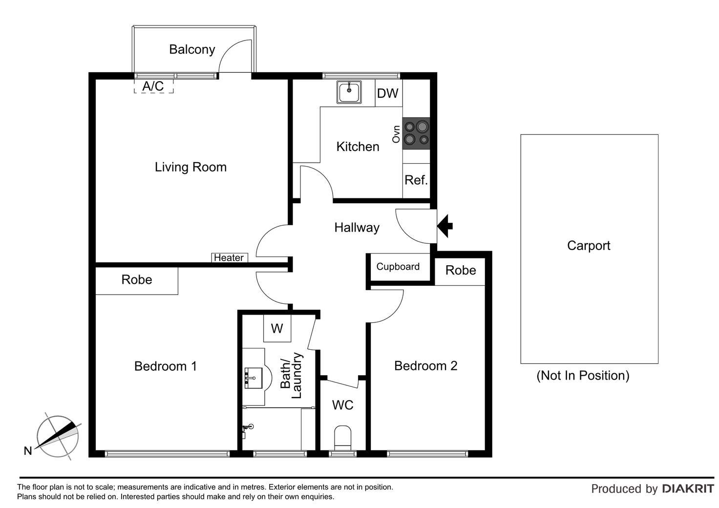 Floorplan of Homely apartment listing, 4/14 Mitford Street, St Kilda VIC 3182