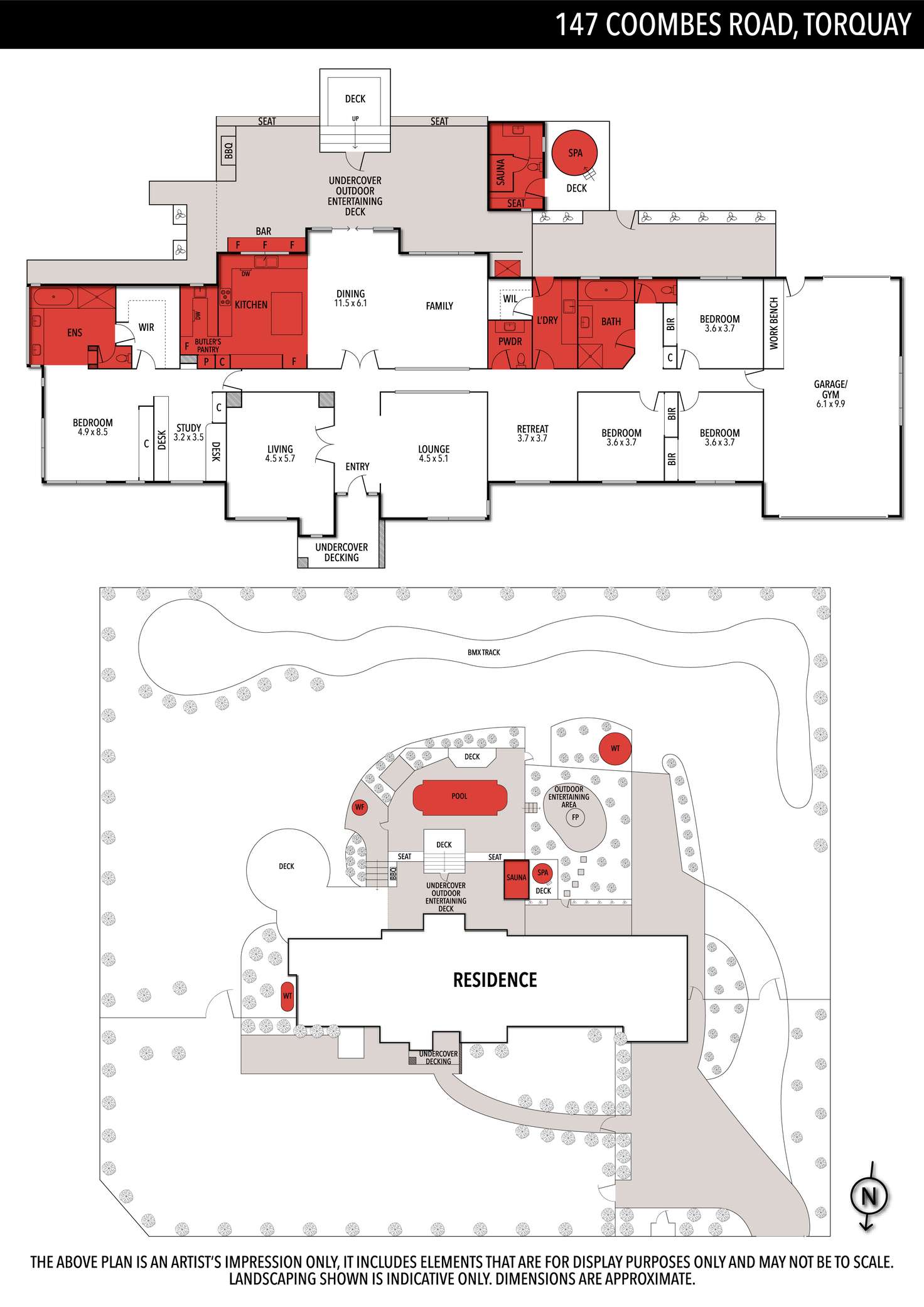 Floorplan of Homely house listing, 147 Coombes Road, Torquay VIC 3228