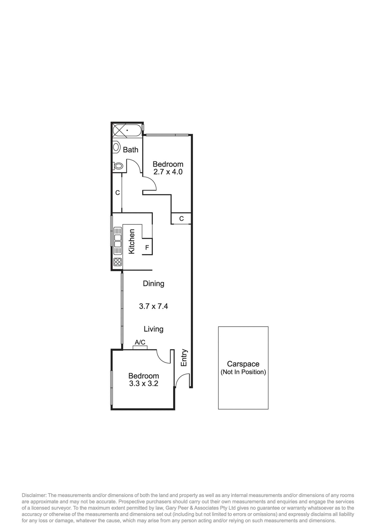 Floorplan of Homely apartment listing, 9/349 Orrong Road, St Kilda East VIC 3183