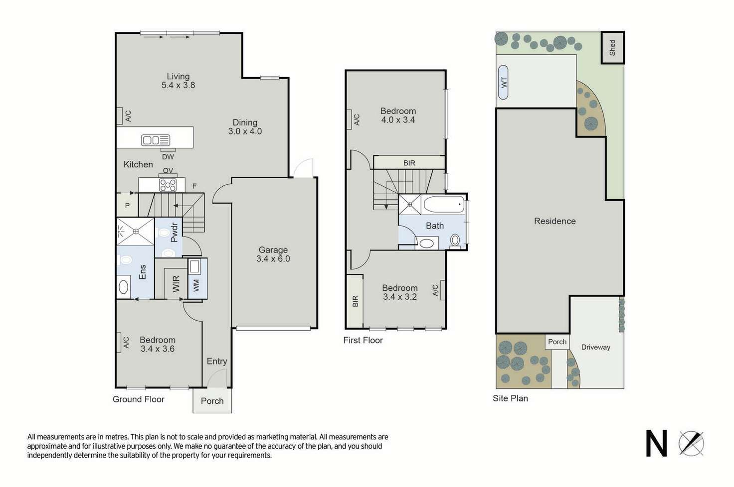 Floorplan of Homely townhouse listing, 2B Premier Avenue, Vermont VIC 3133