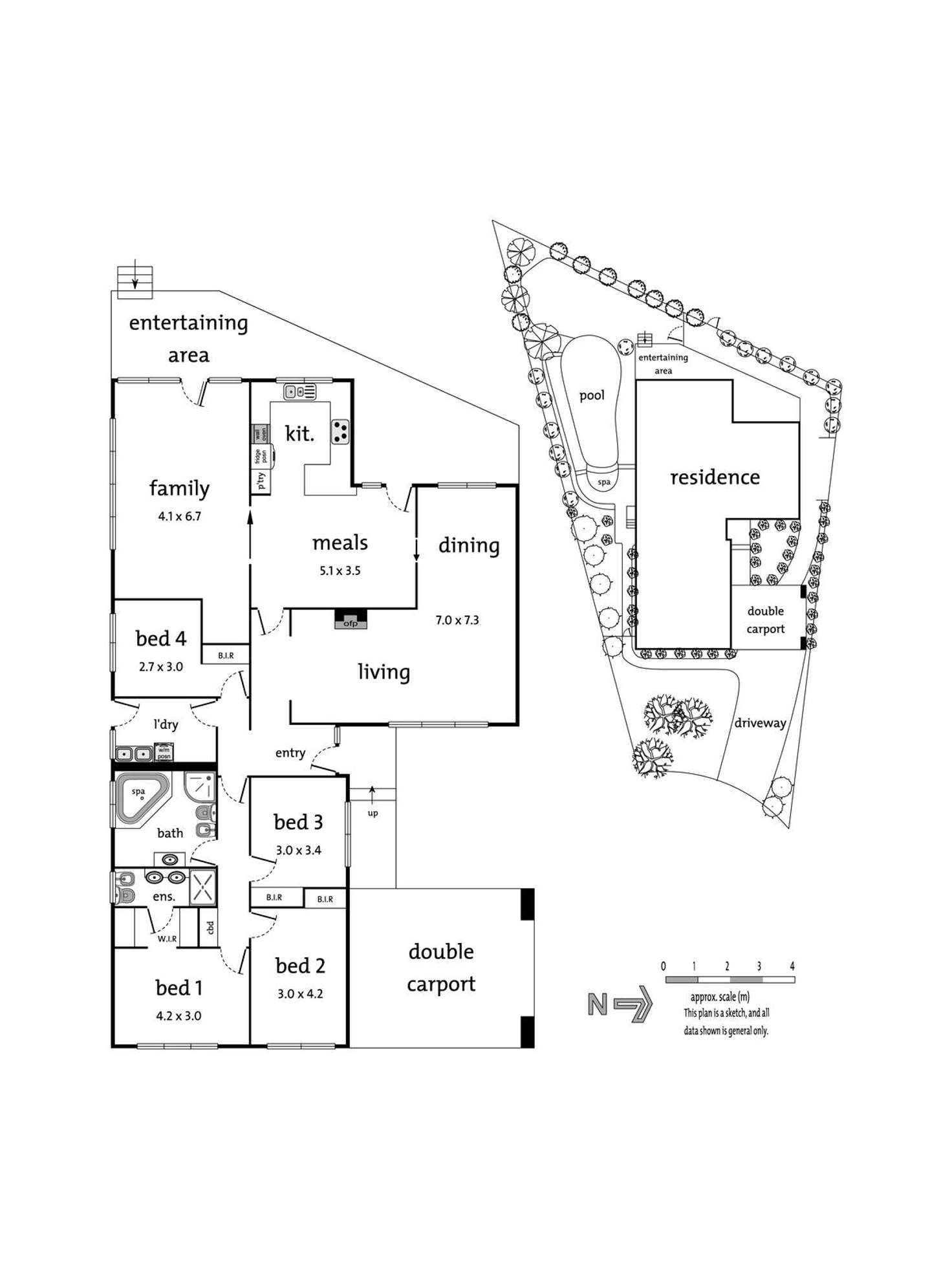 Floorplan of Homely house listing, 6 Dowling Grove, Doncaster East VIC 3109