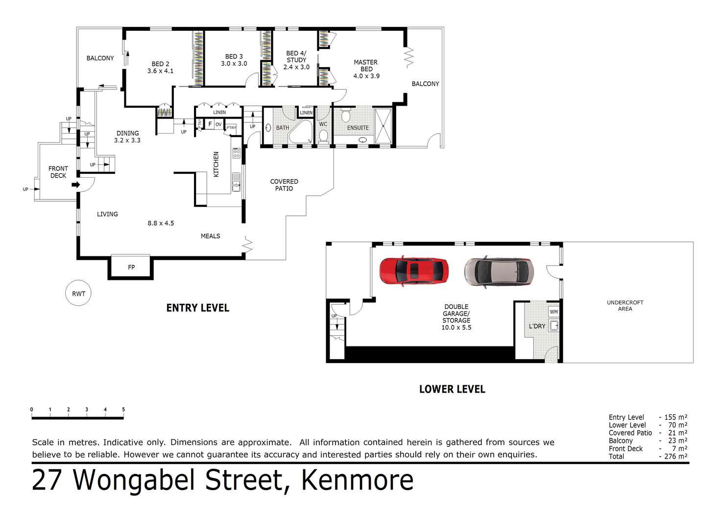 Floorplan of Homely house listing, 27 Wongabel Street, Kenmore QLD 4069