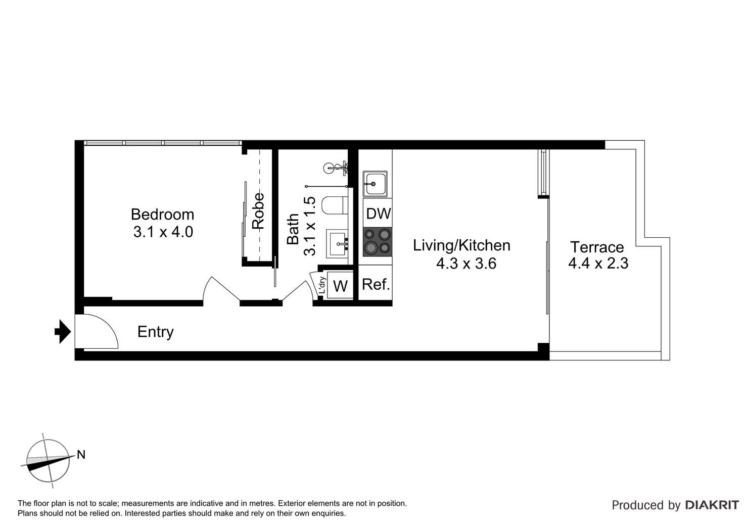 Floorplan of Homely apartment listing, 210/33 James Street, Prahran VIC 3181