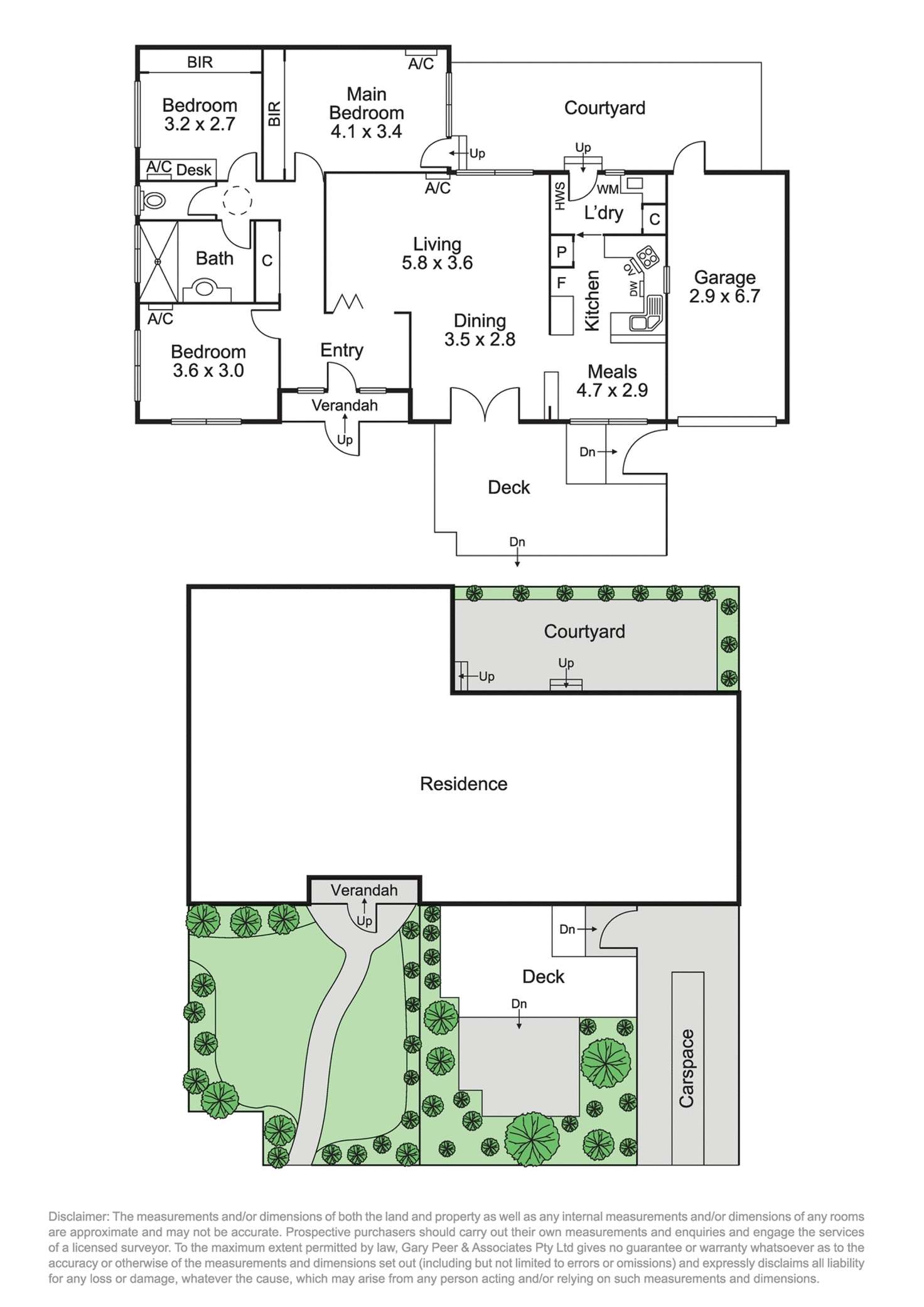Floorplan of Homely unit listing, 1/41 Kooyong Road, Caulfield North VIC 3161