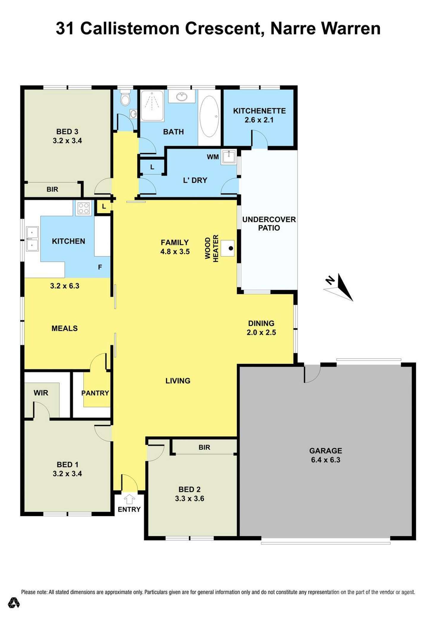 Floorplan of Homely house listing, 31 Callistemon Crescent, Narre Warren VIC 3805