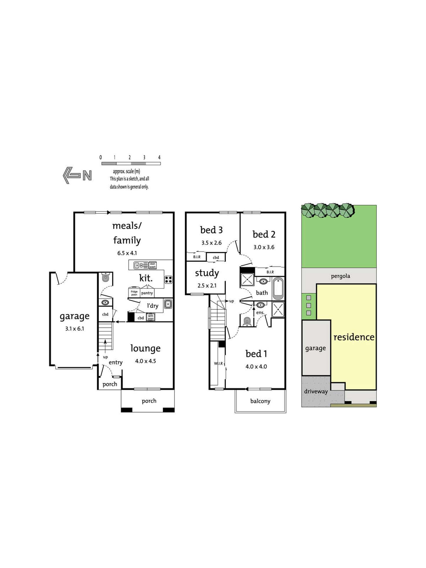 Floorplan of Homely townhouse listing, 44 Madison Boulevard, Mitcham VIC 3132