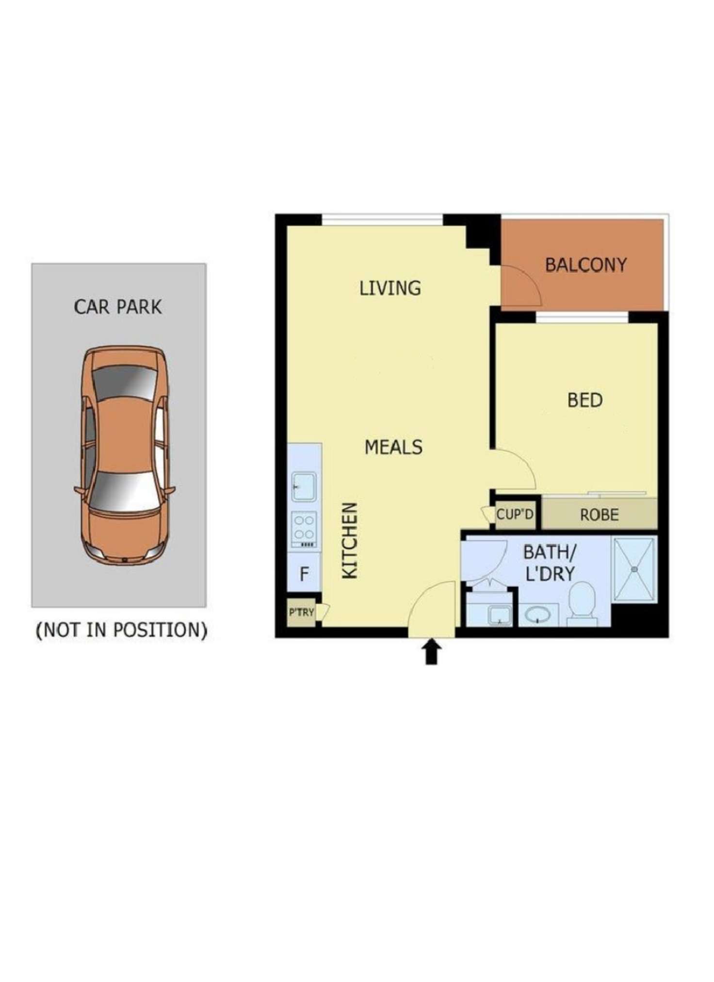 Floorplan of Homely apartment listing, 401/408 Burwood Highway, Wantirna South VIC 3152