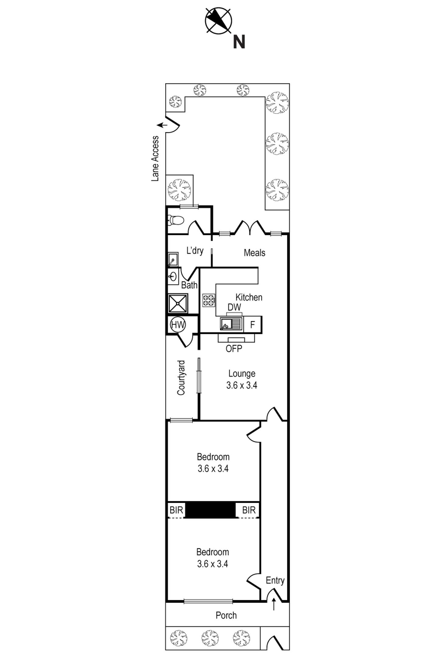 Floorplan of Homely house listing, 116 Graham Street, Albert Park VIC 3206