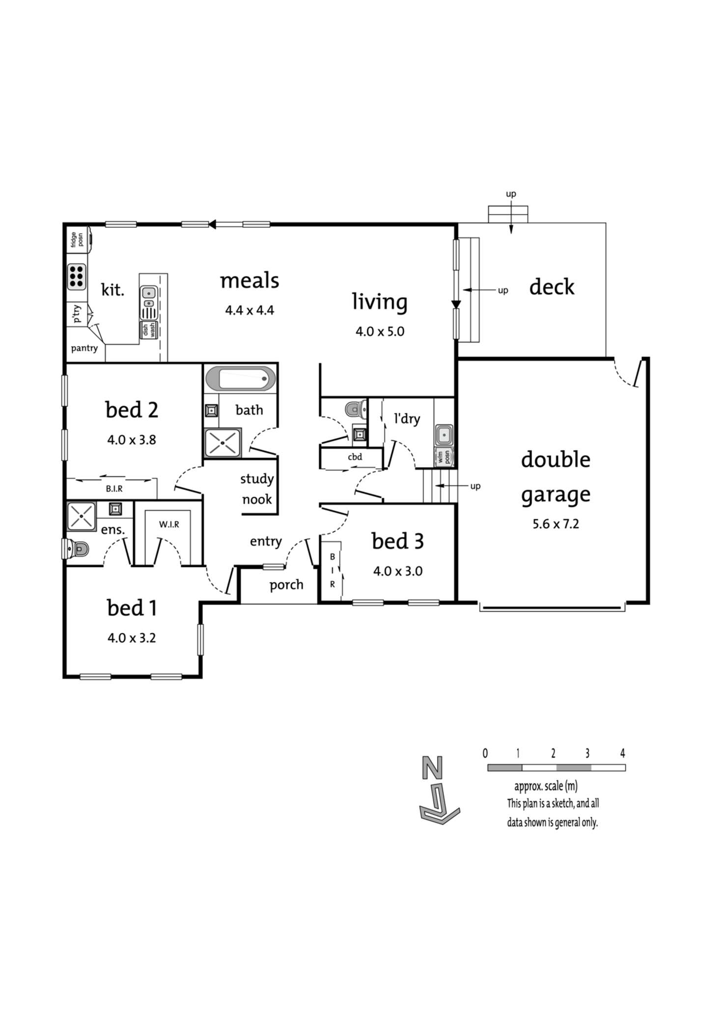 Floorplan of Homely unit listing, 7a Bellara Drive, Mooroolbark VIC 3138