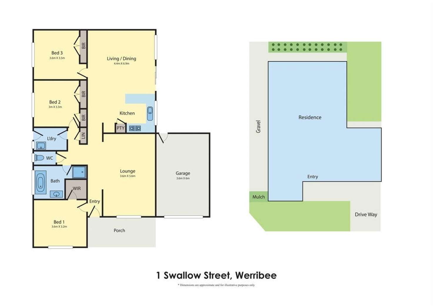 Floorplan of Homely house listing, 1 Swallow Street, Werribee VIC 3030