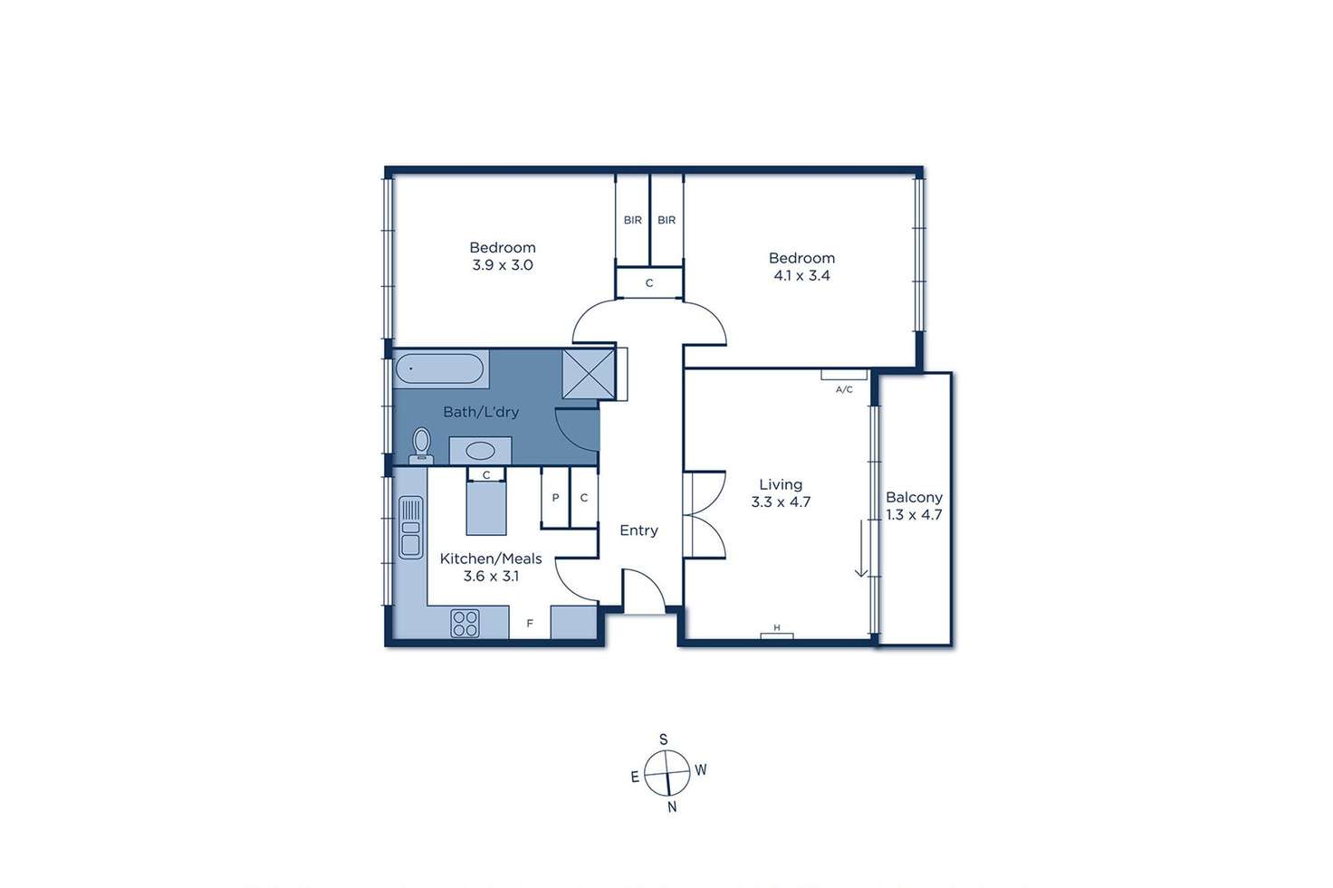 Floorplan of Homely apartment listing, 4/328 Mont Albert Road, Mont Albert VIC 3127