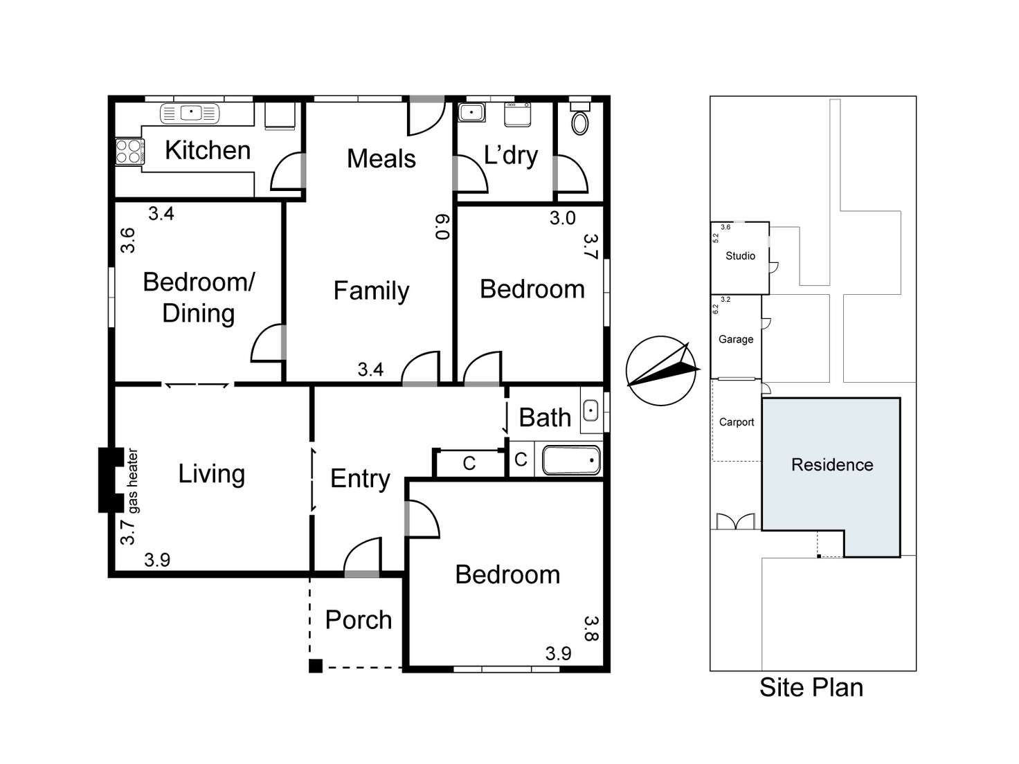Floorplan of Homely house listing, 12 Nichol Street, Preston VIC 3072