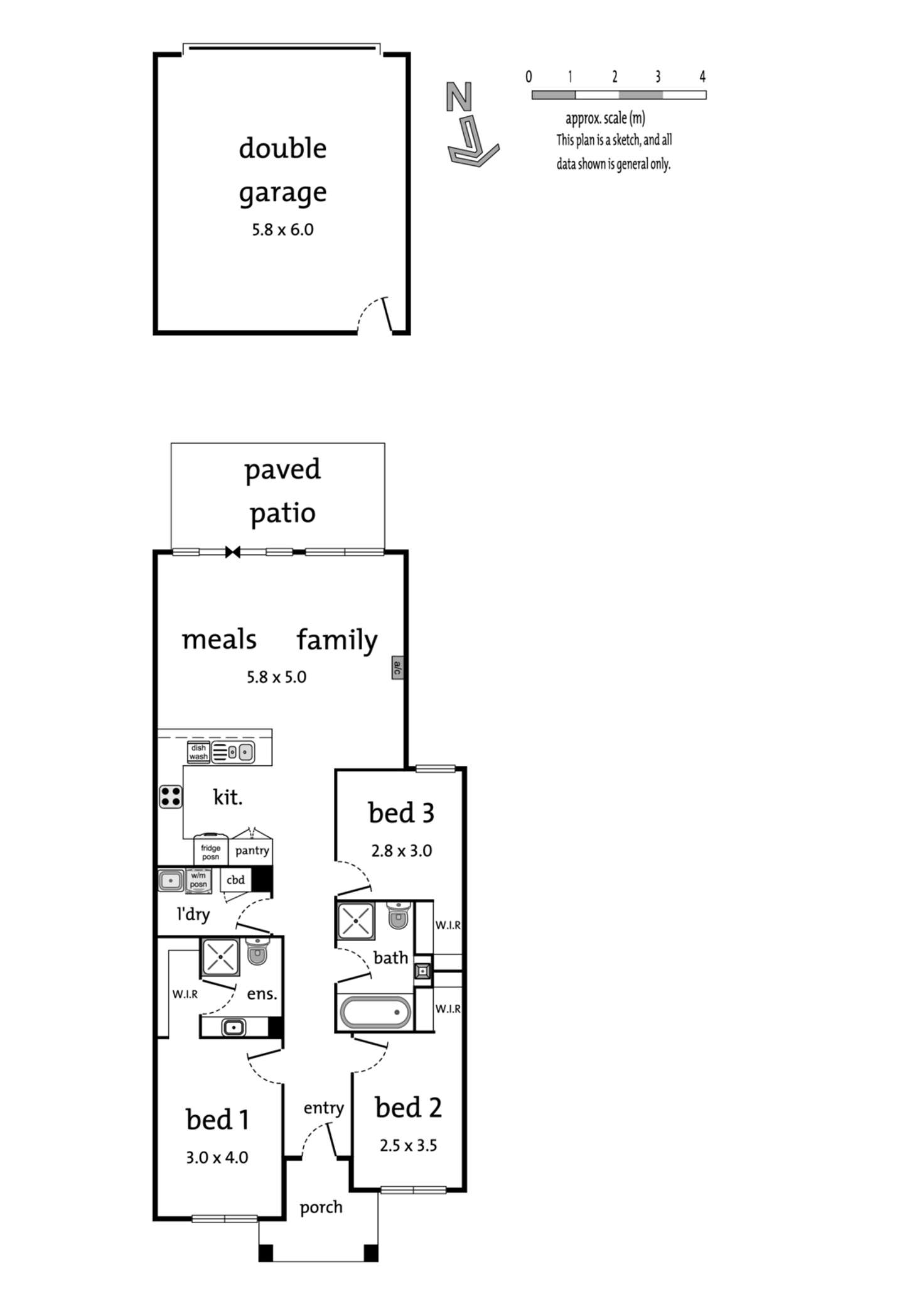 Floorplan of Homely house listing, 12 Chilla Lane, Point Cook VIC 3030