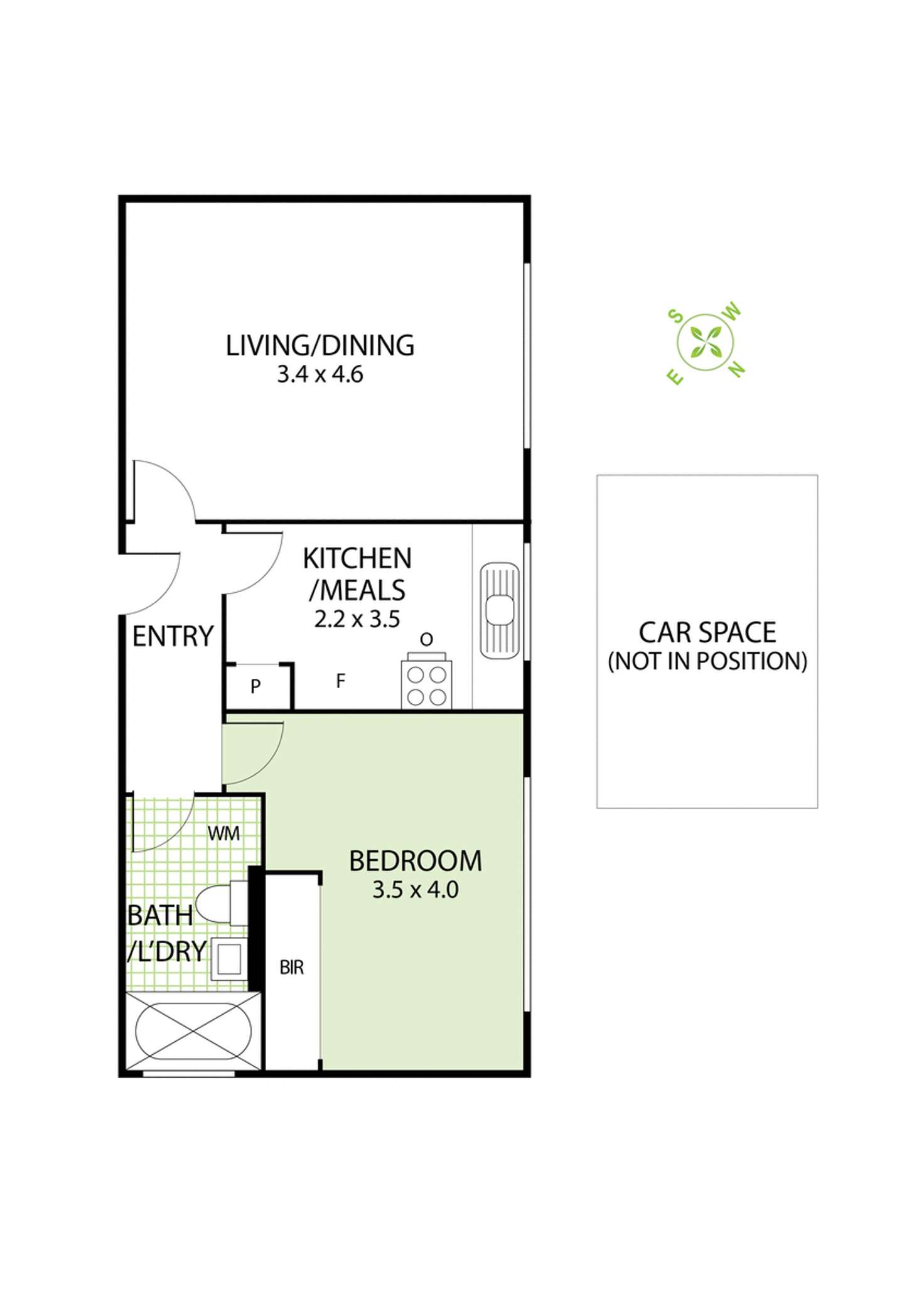 Floorplan of Homely apartment listing, 3/134 Brighton Road, Ripponlea VIC 3185