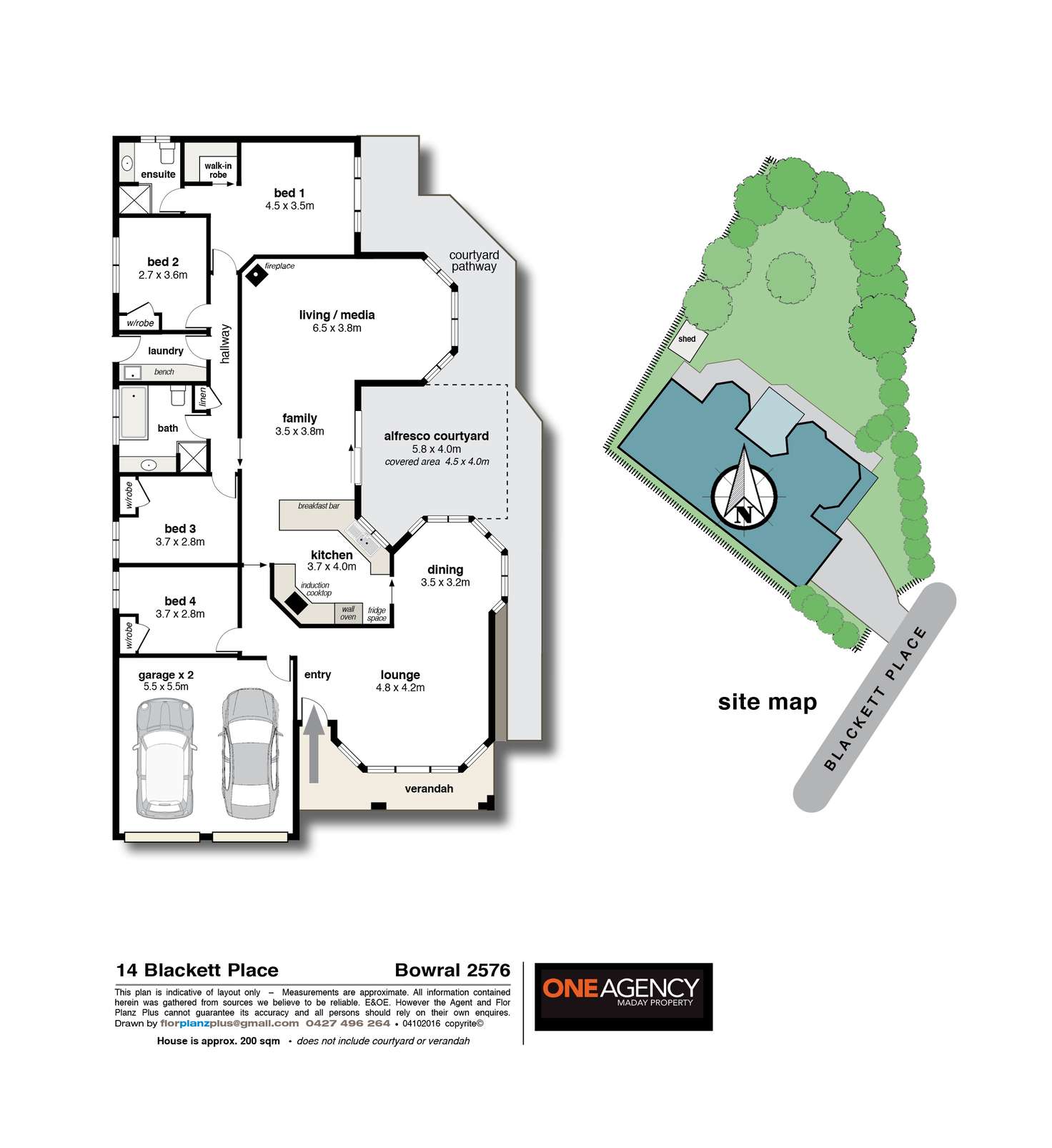 Floorplan of Homely house listing, 14 Blackett Place, Bowral NSW 2576