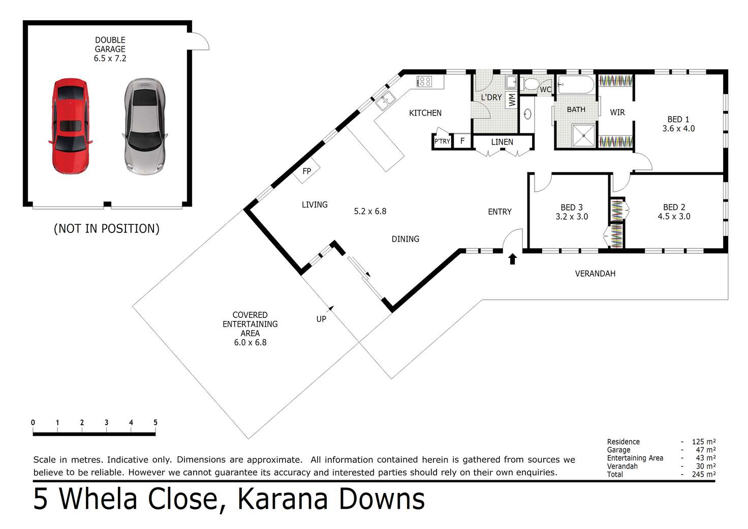 Floorplan of Homely house listing, 5 Whela Close, Karana Downs QLD 4306