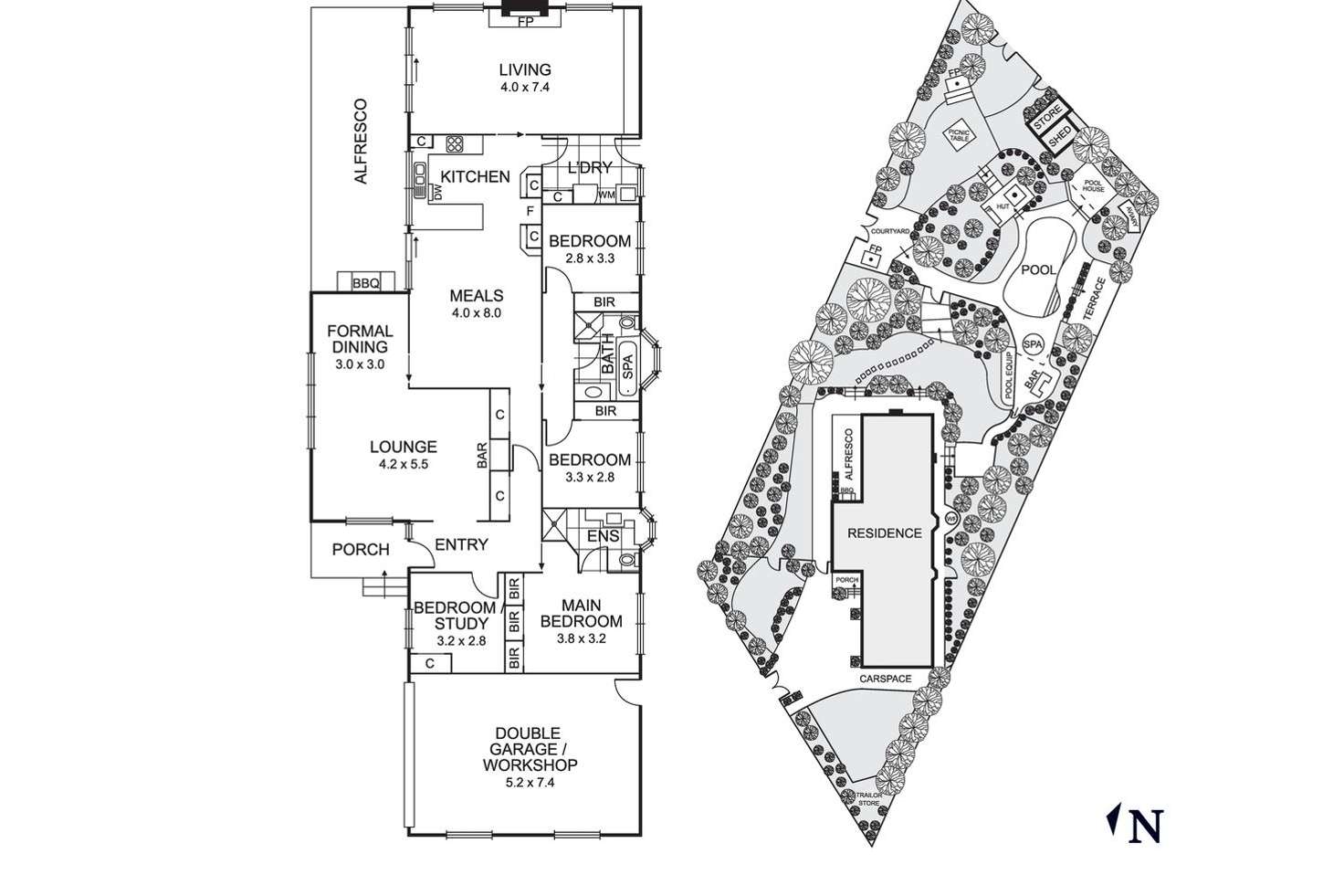 Floorplan of Homely house listing, 3 Drysdale Avenue, Eltham VIC 3095