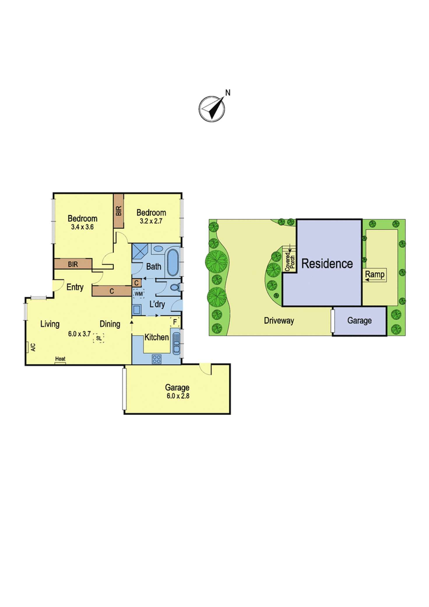 Floorplan of Homely unit listing, 2/1159 Main Road, Eltham VIC 3095