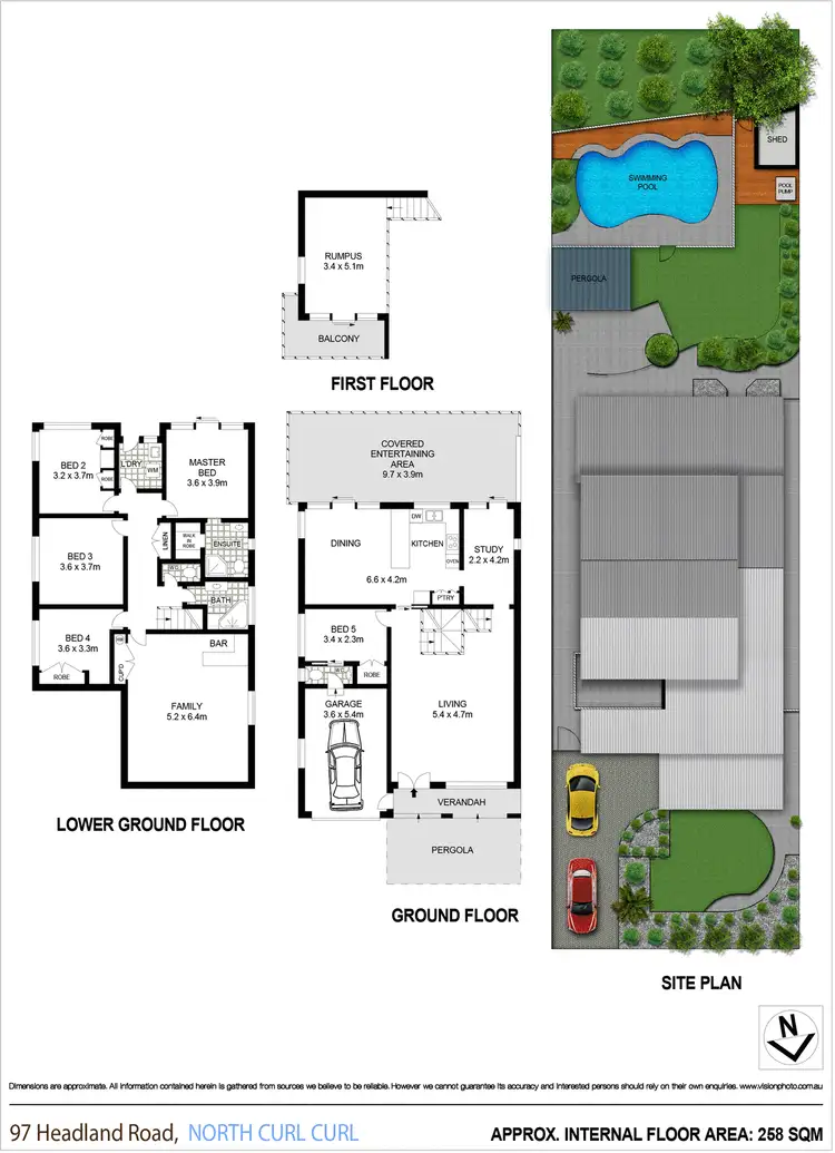 Floorplan of Homely house listing, 97 Headland Road, North Curl Curl NSW 2099