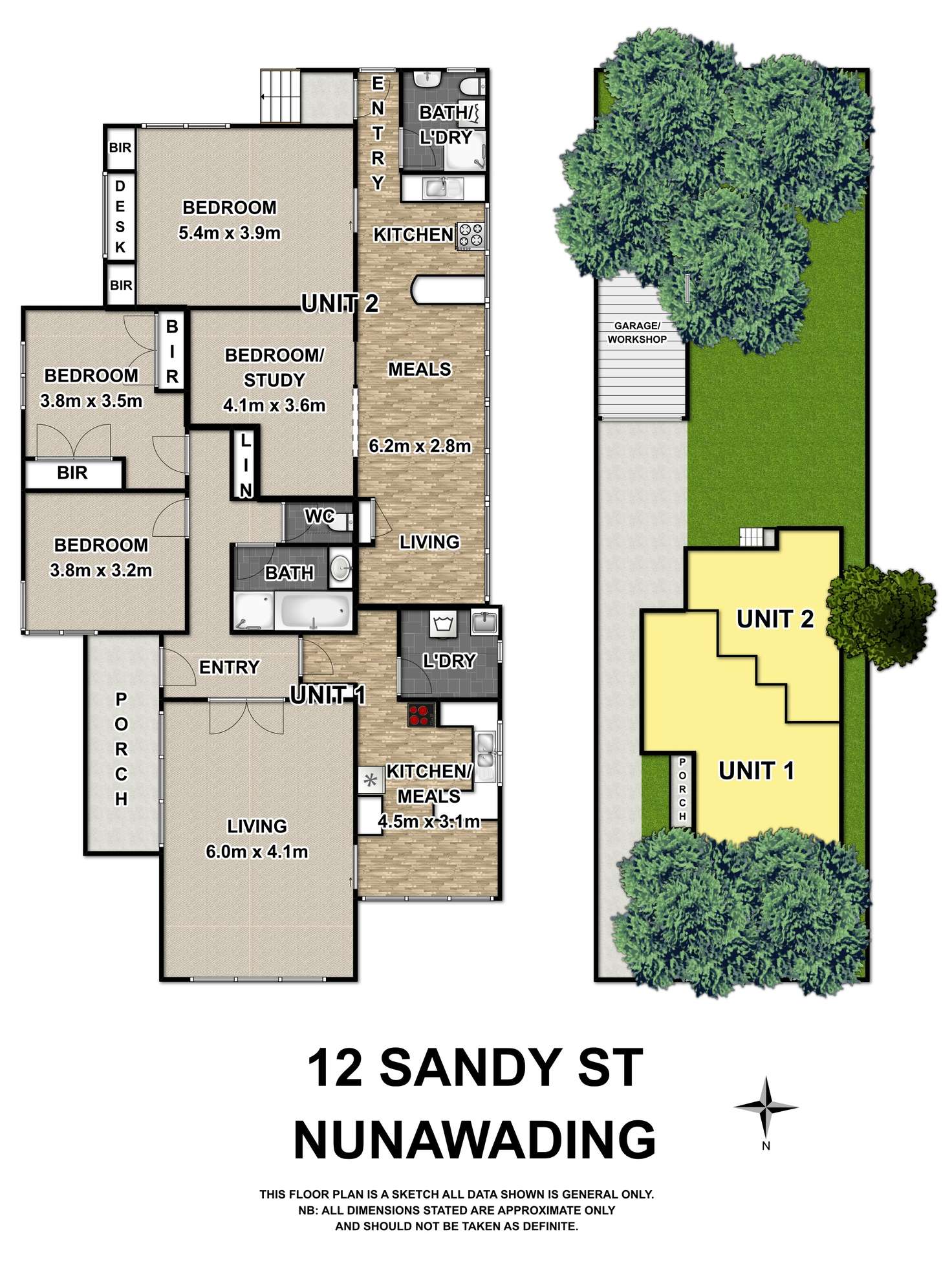 Floorplan of Homely house listing, 12 Sandy Street, Nunawading VIC 3131