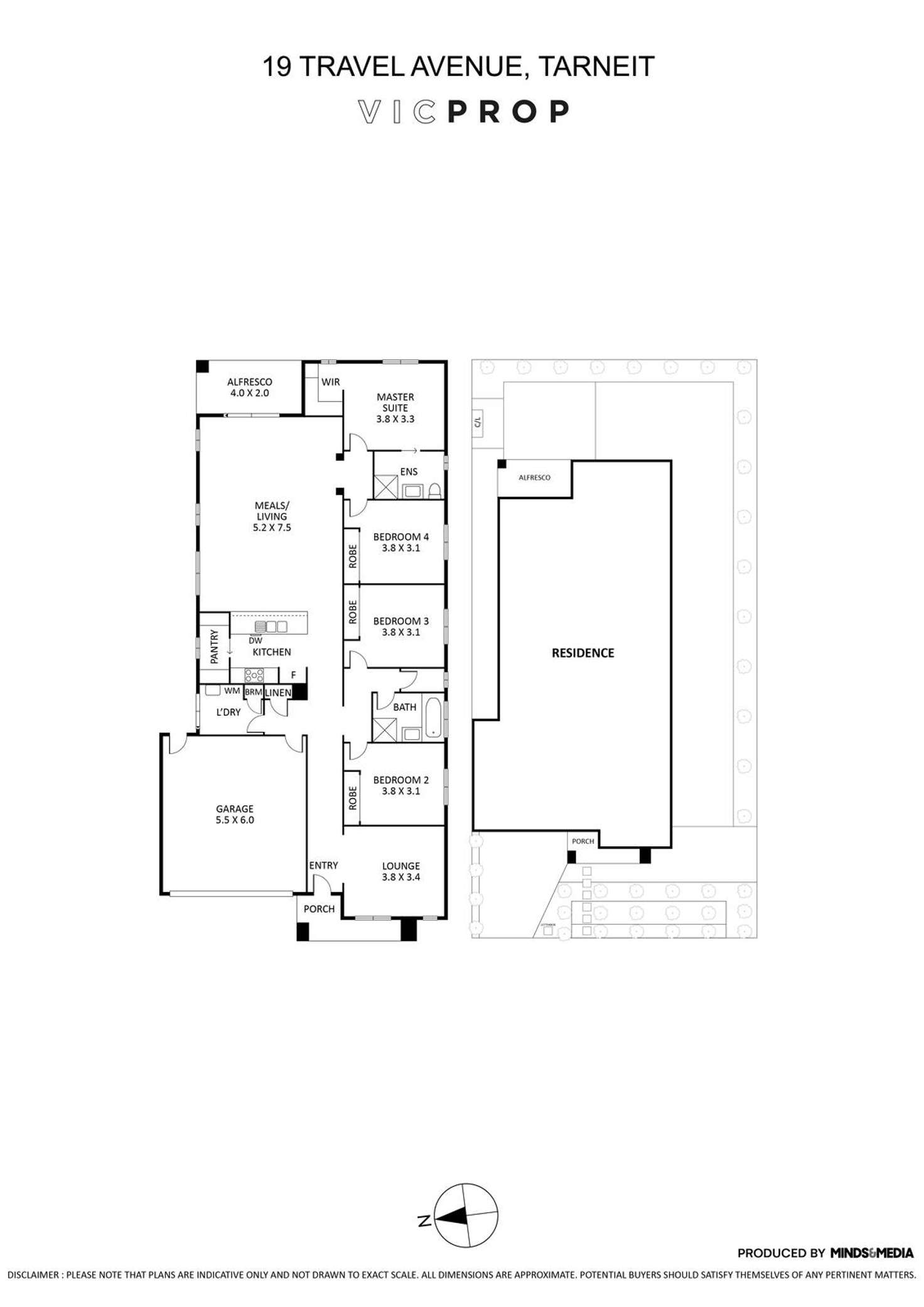Floorplan of Homely house listing, 19 Travel Avenue, Tarneit VIC 3029